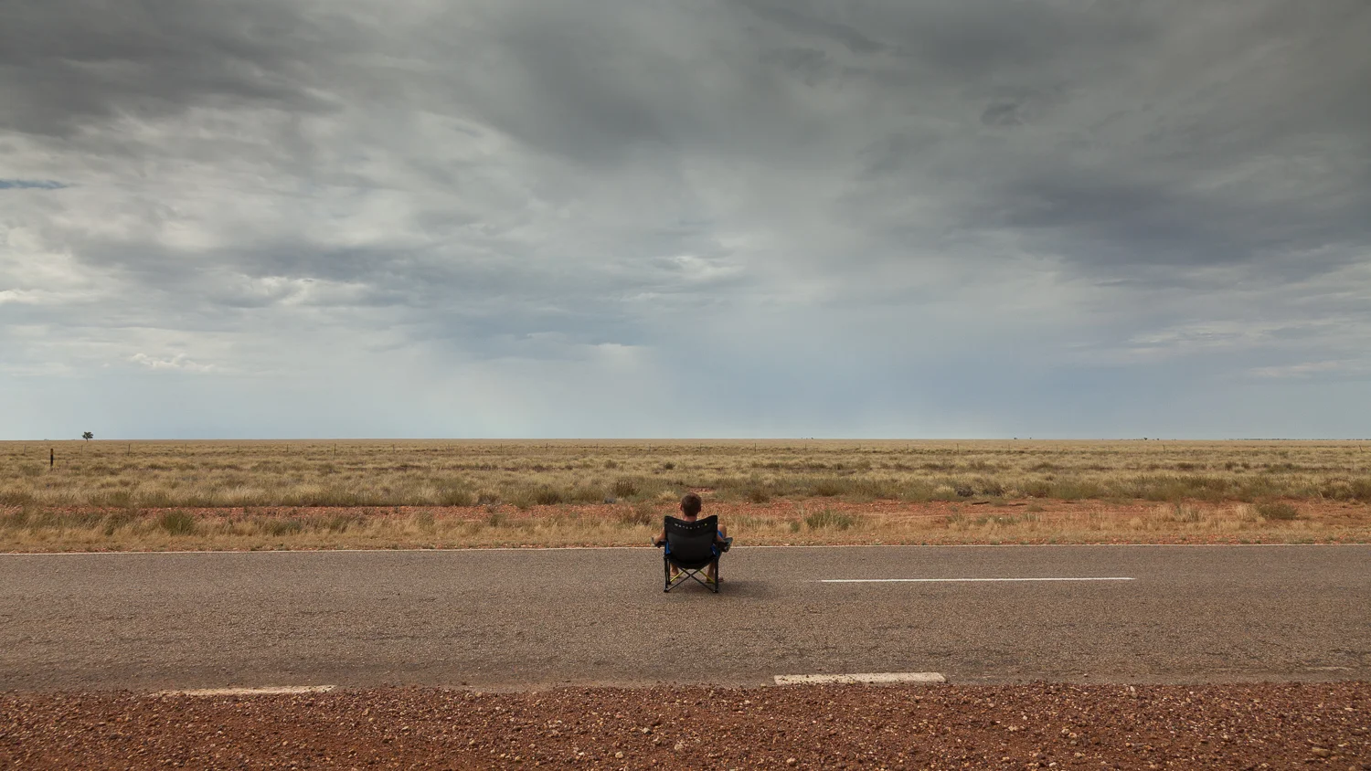 Taking a breather from the long drives!