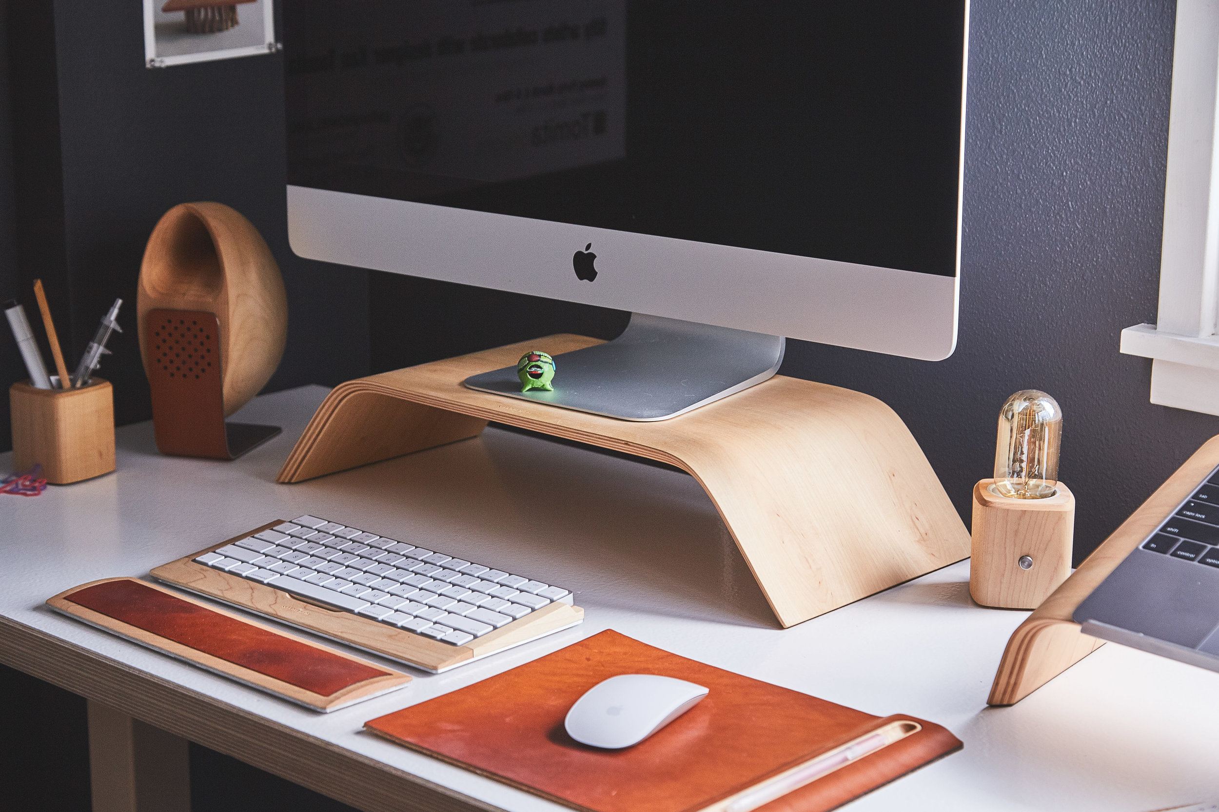 Computer on a Desk