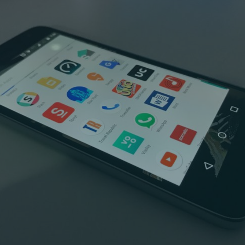 Mobile App Development and Design Button