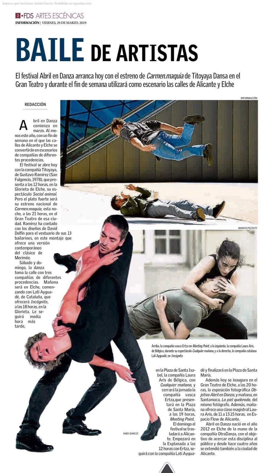 Alicante _ Festival Abril en Danza