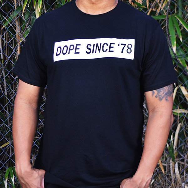 Dope Since '78 Black/White Men's T-Shirt