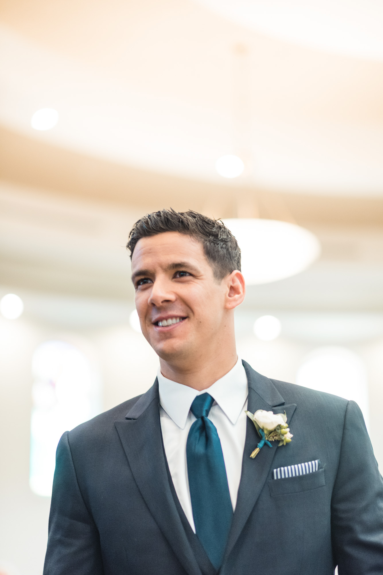 Groomsman at ceremony