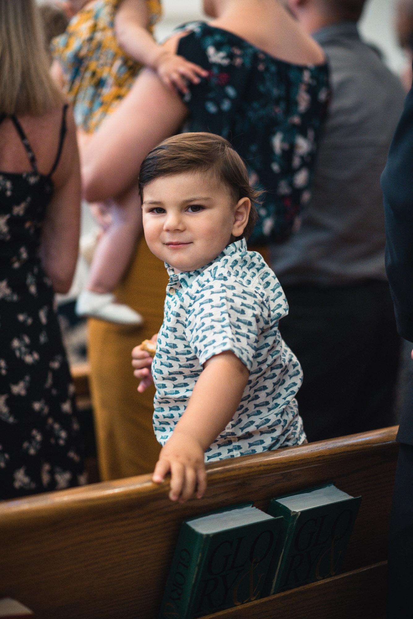 Guest child at ceremony