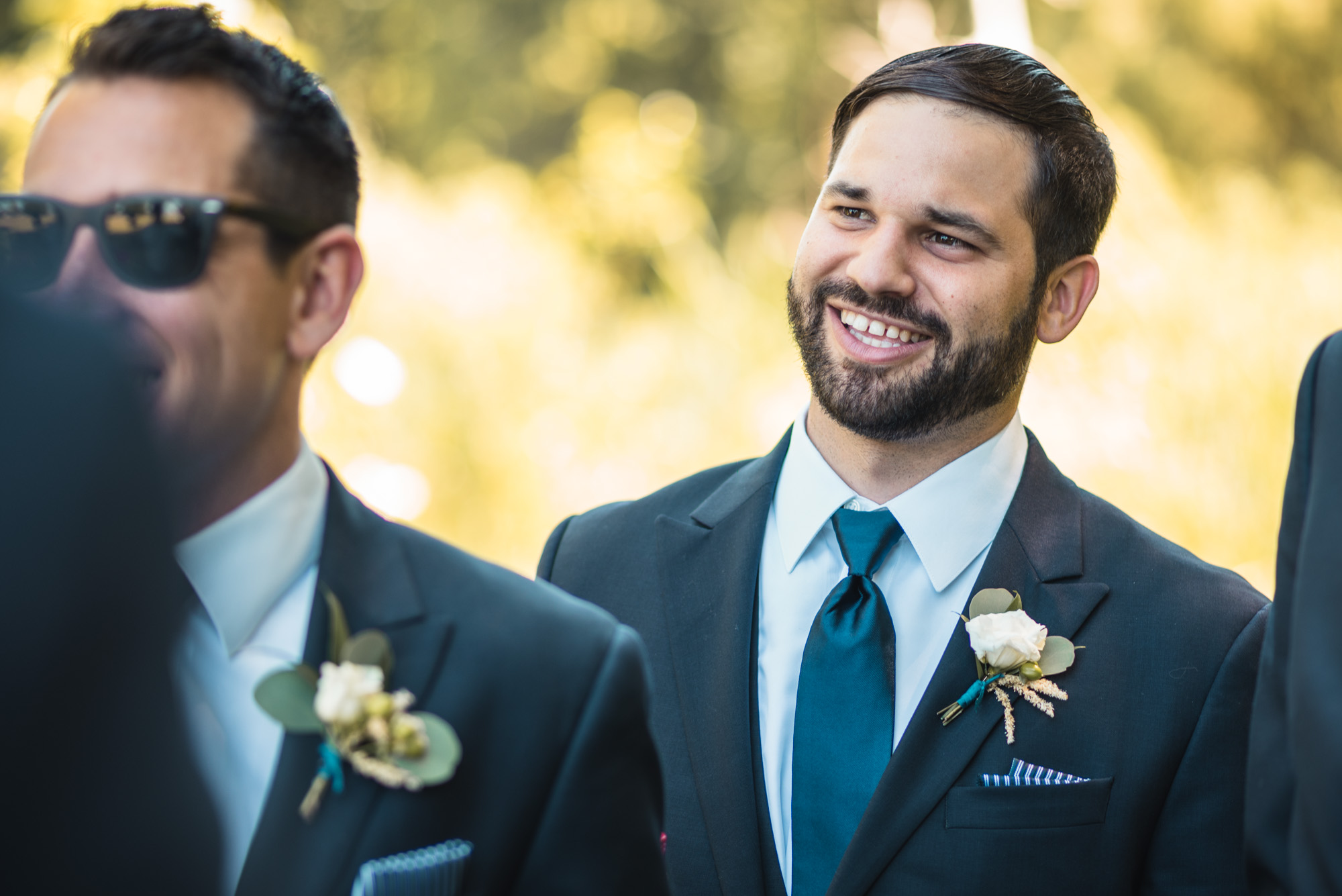 Groomsmen at the park