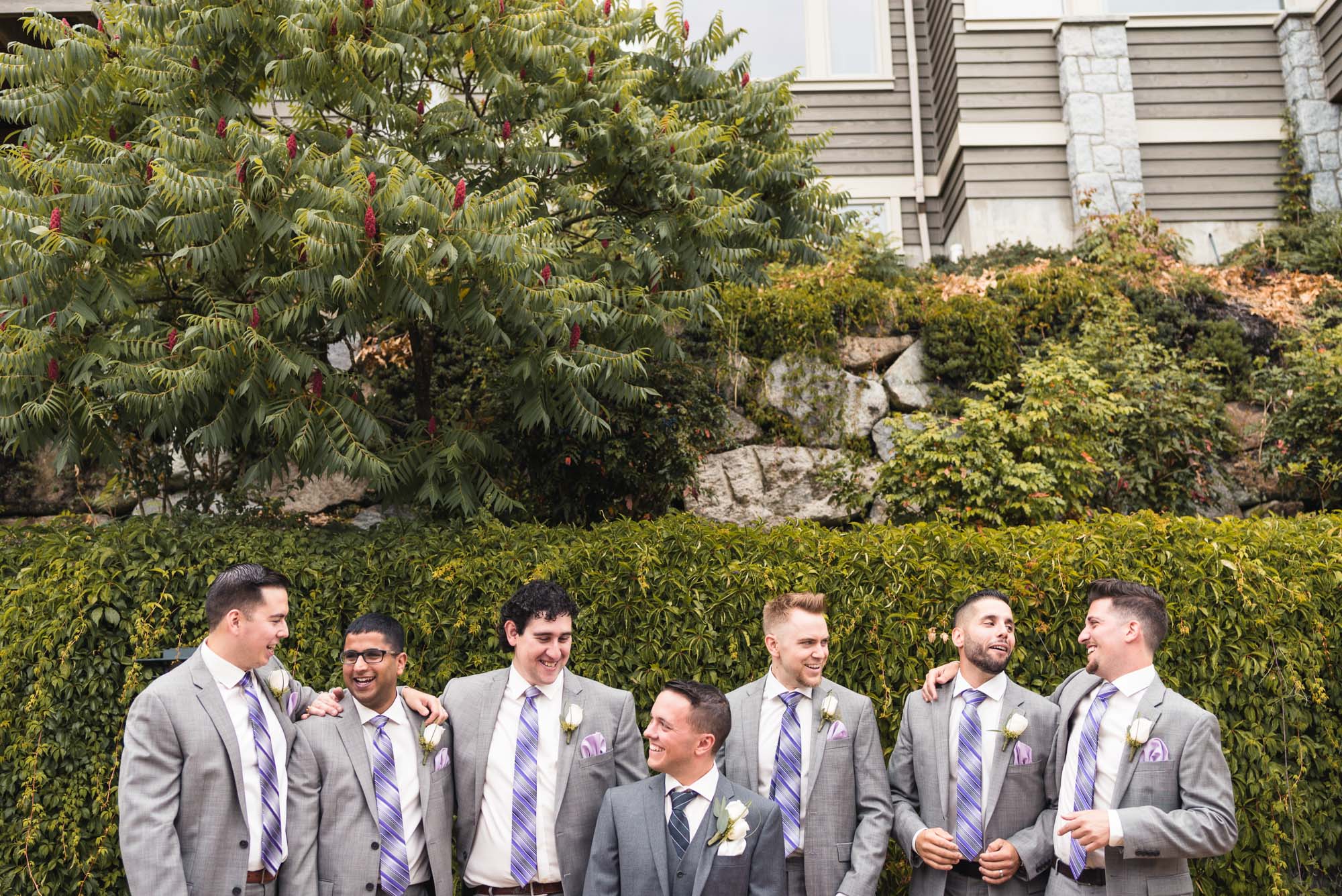 Groom and Groomsmen group photo