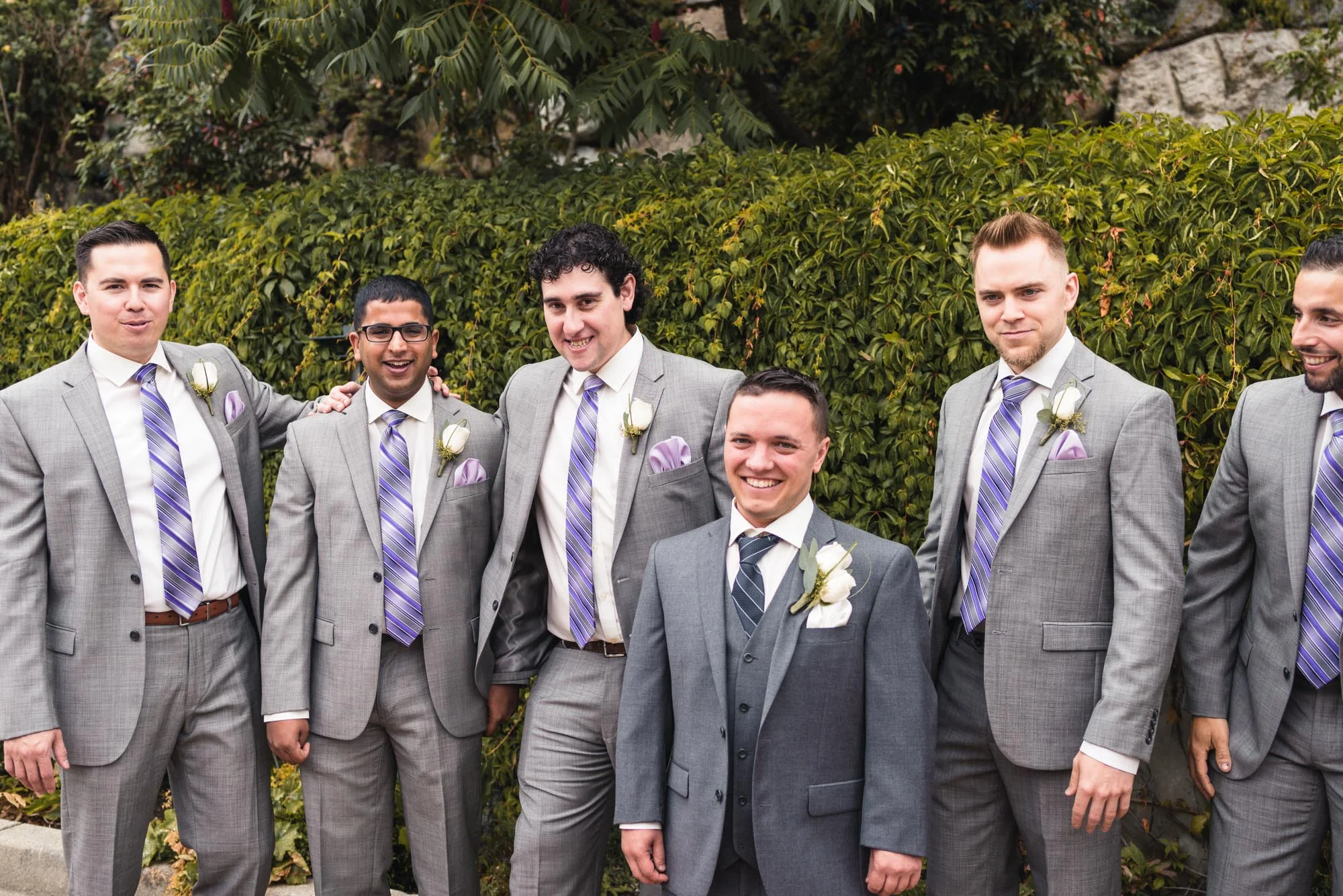 Groom and Groomsmen group photo
