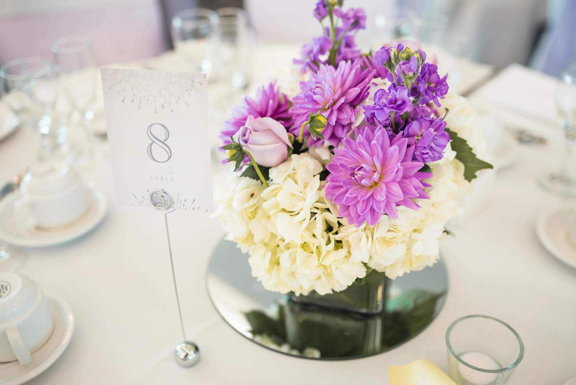 Reception details flowers