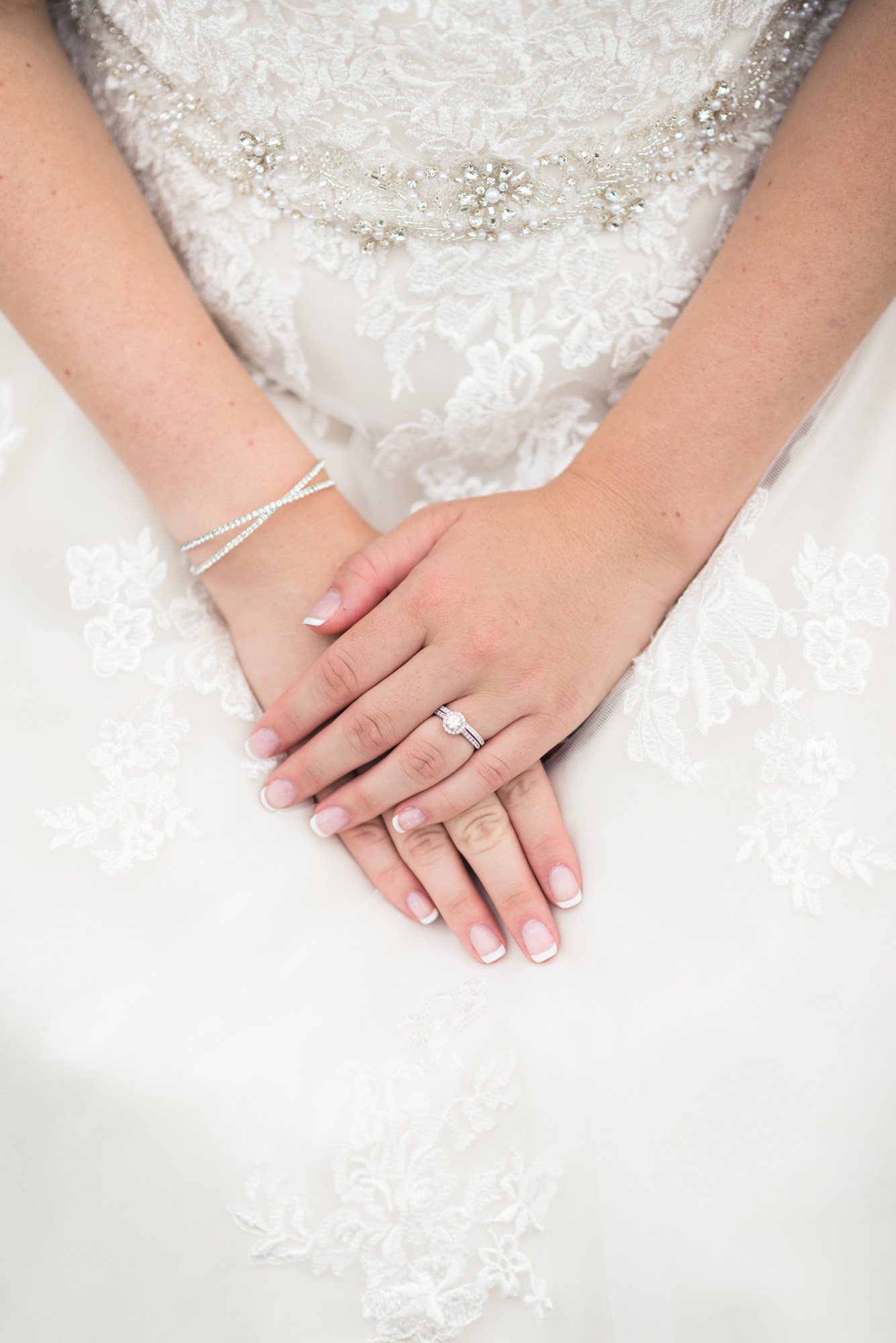 Bride's hands