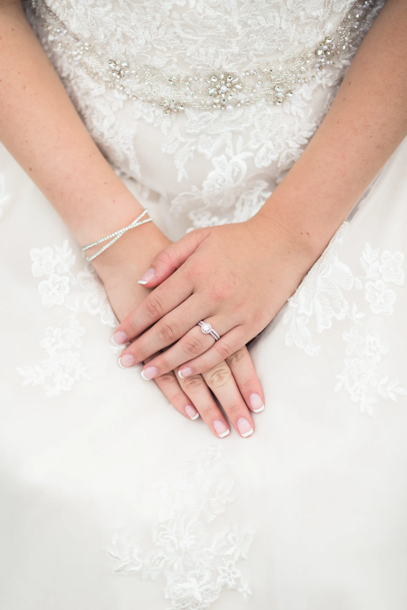 Bride's hands