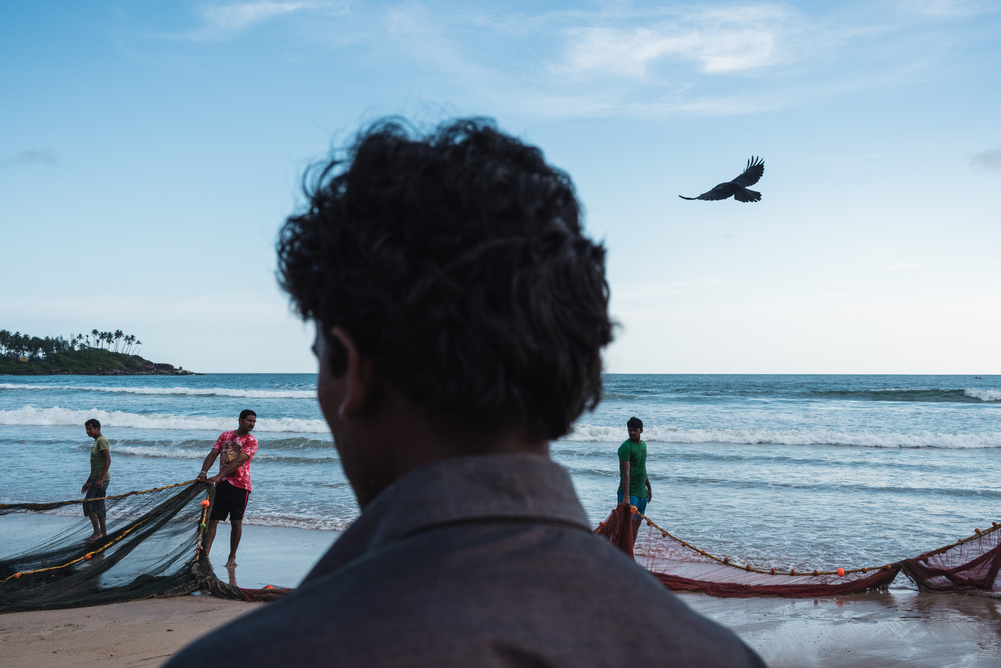 Fishing at Palolem Beach, Goa