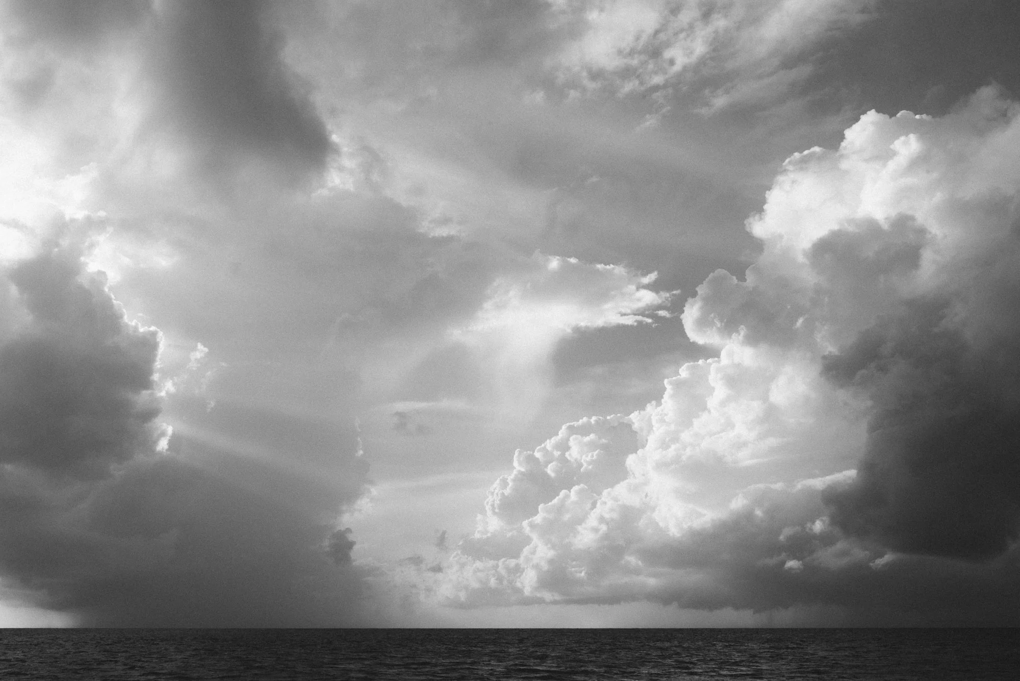 Storm clouds at Marari Beach