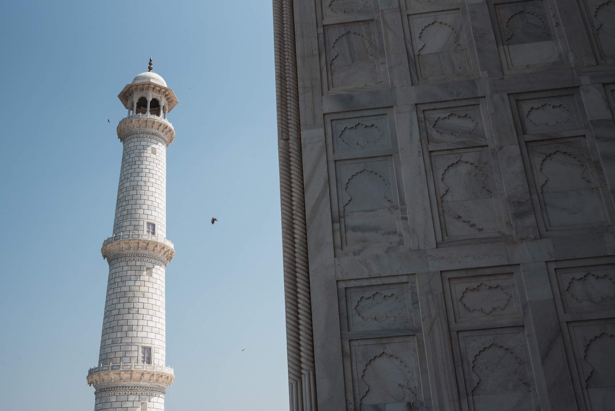Minarets at the Taj Mahal