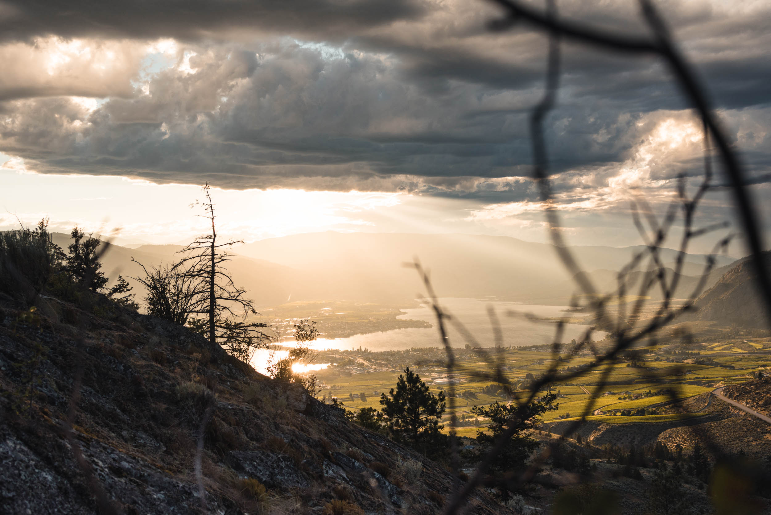 Sunset on Anarchist Mountain, Osoyoos