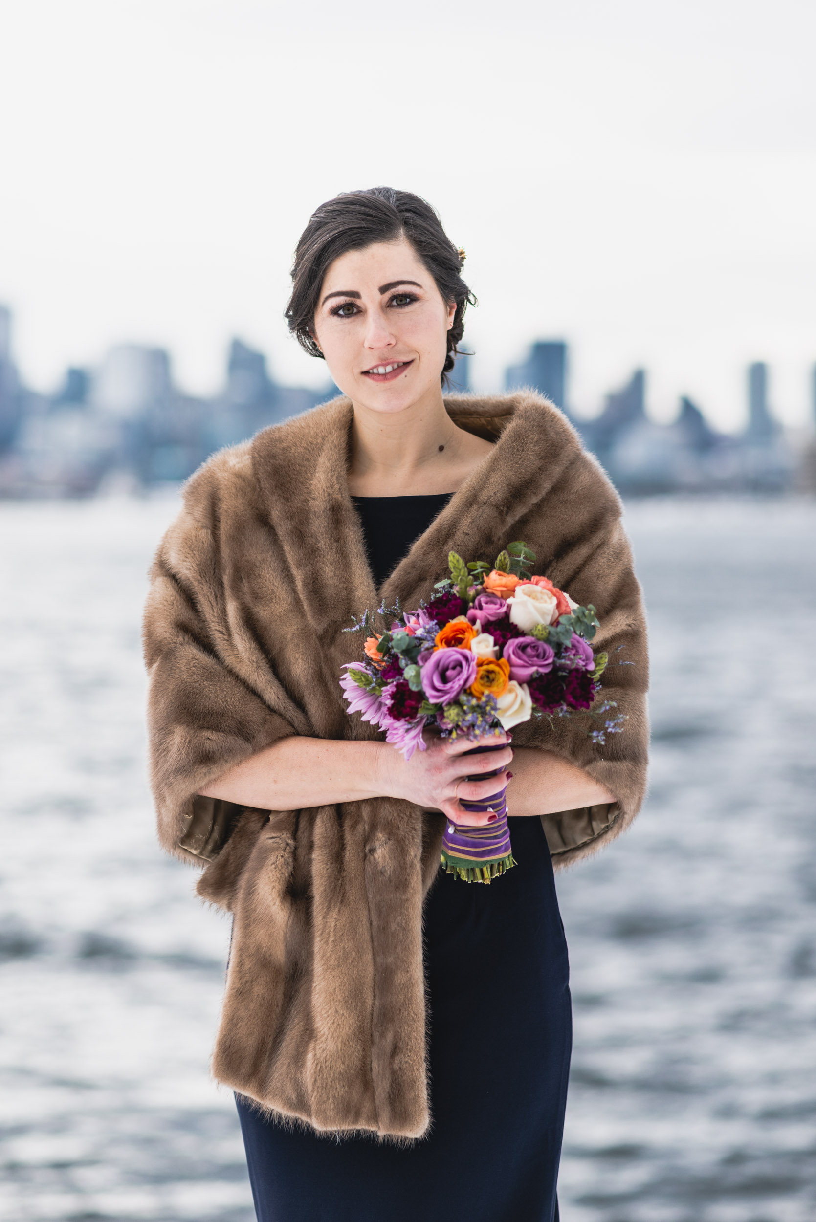 Bride outdoor portrait