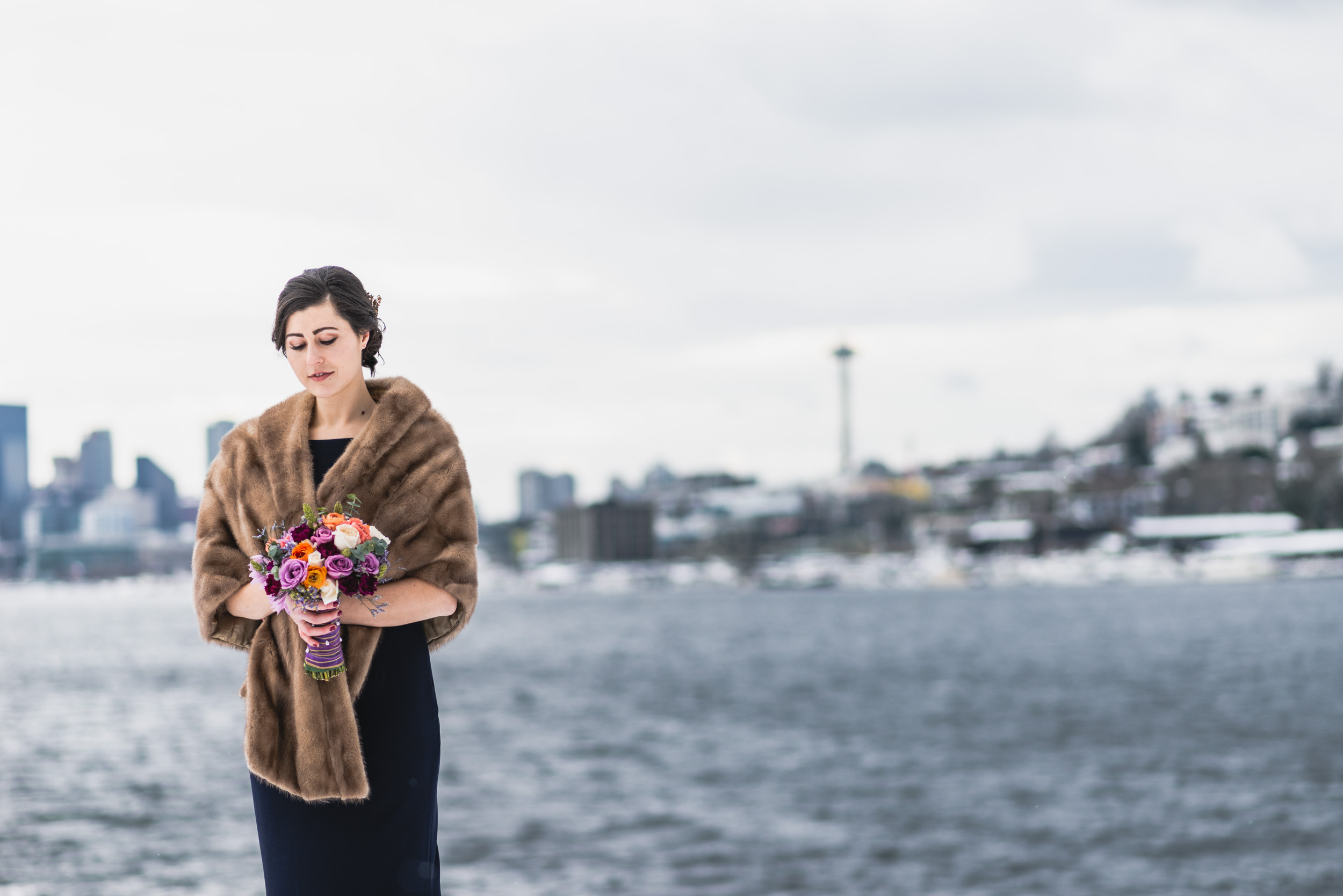 Bride outdoor portrait