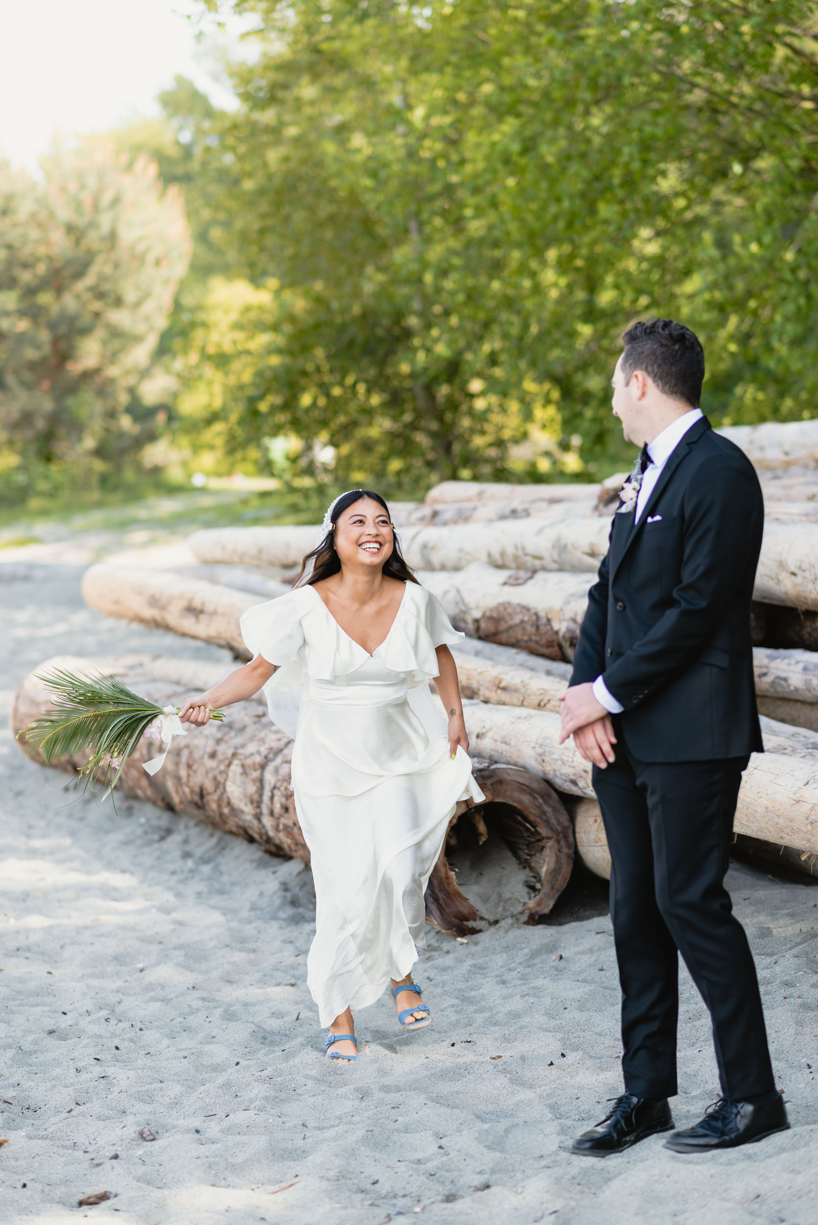 Bride and Groom first look