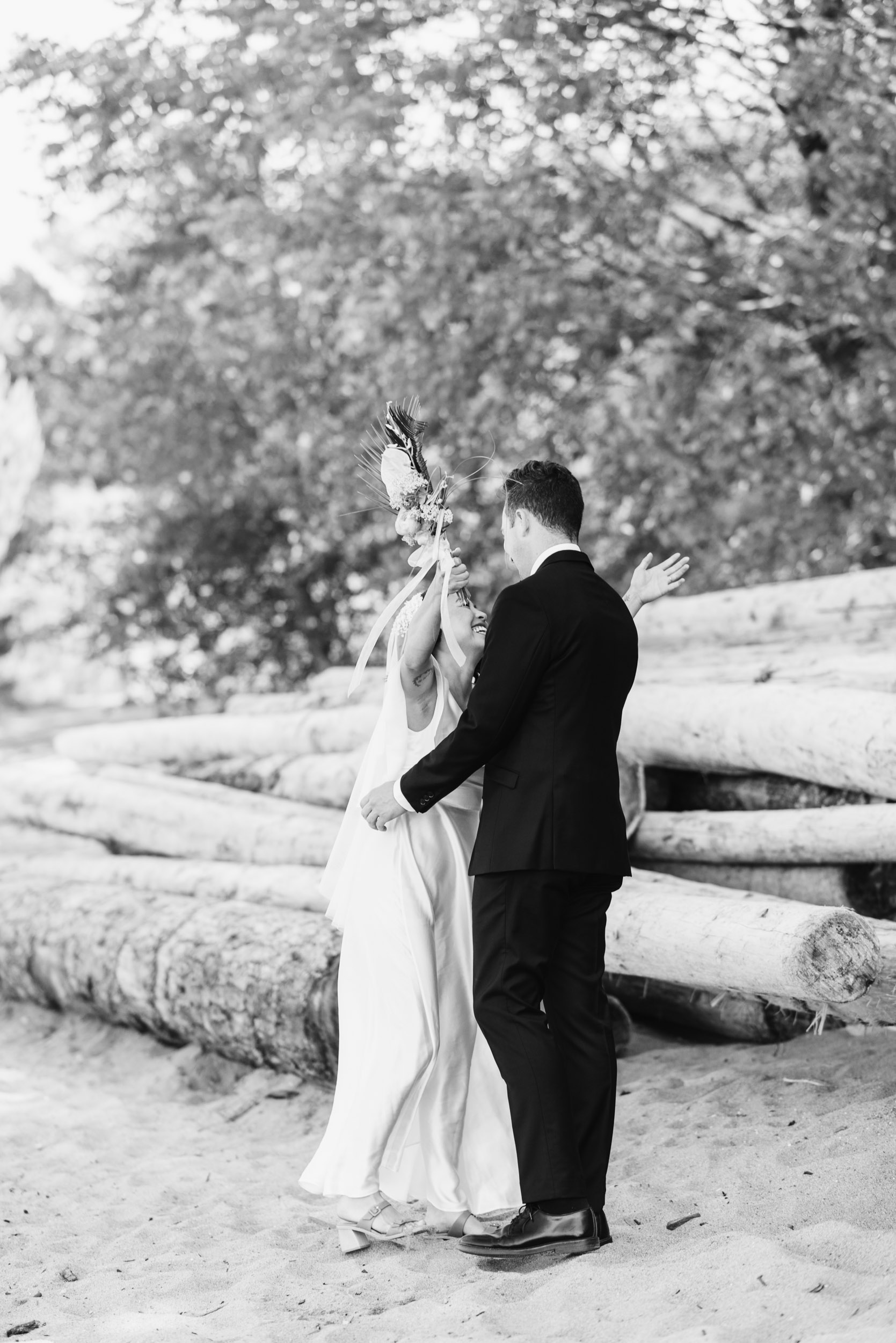 Bride and Groom first look