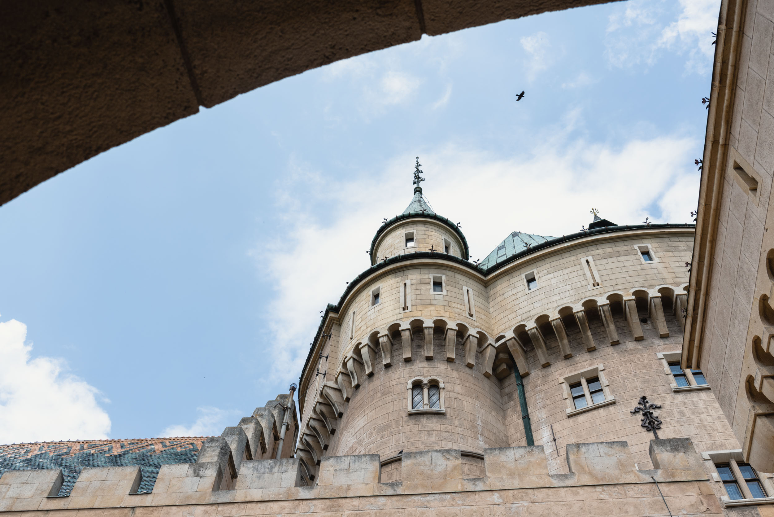 Bojnice Castle inner courtyard