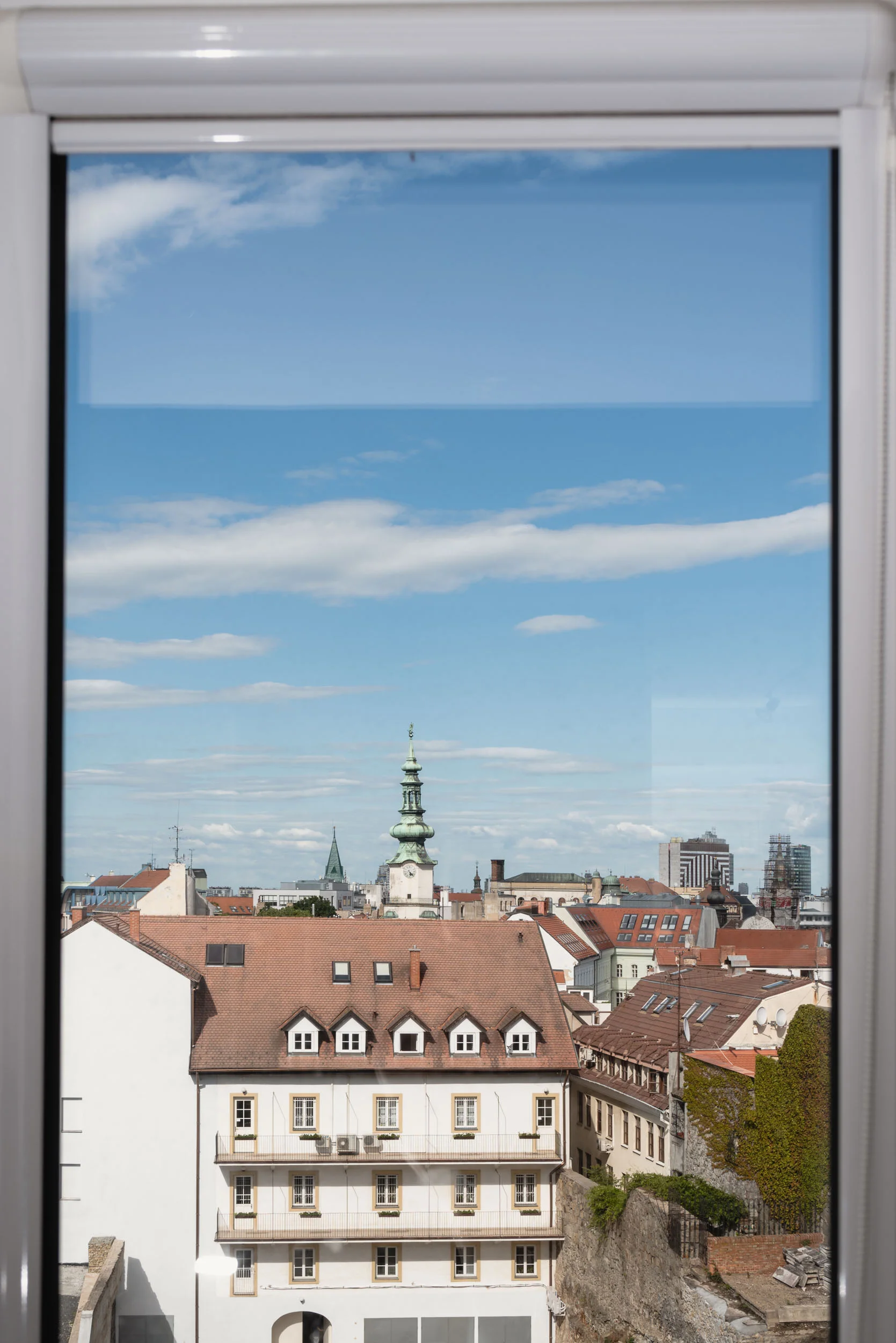 Michael's Gate, Bratislava view through hotel window