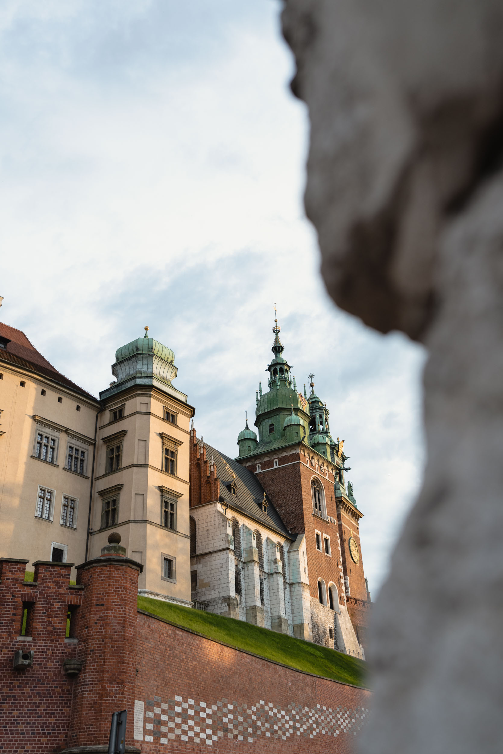 Wawel Royal Castle at sunset Krakow Old Town