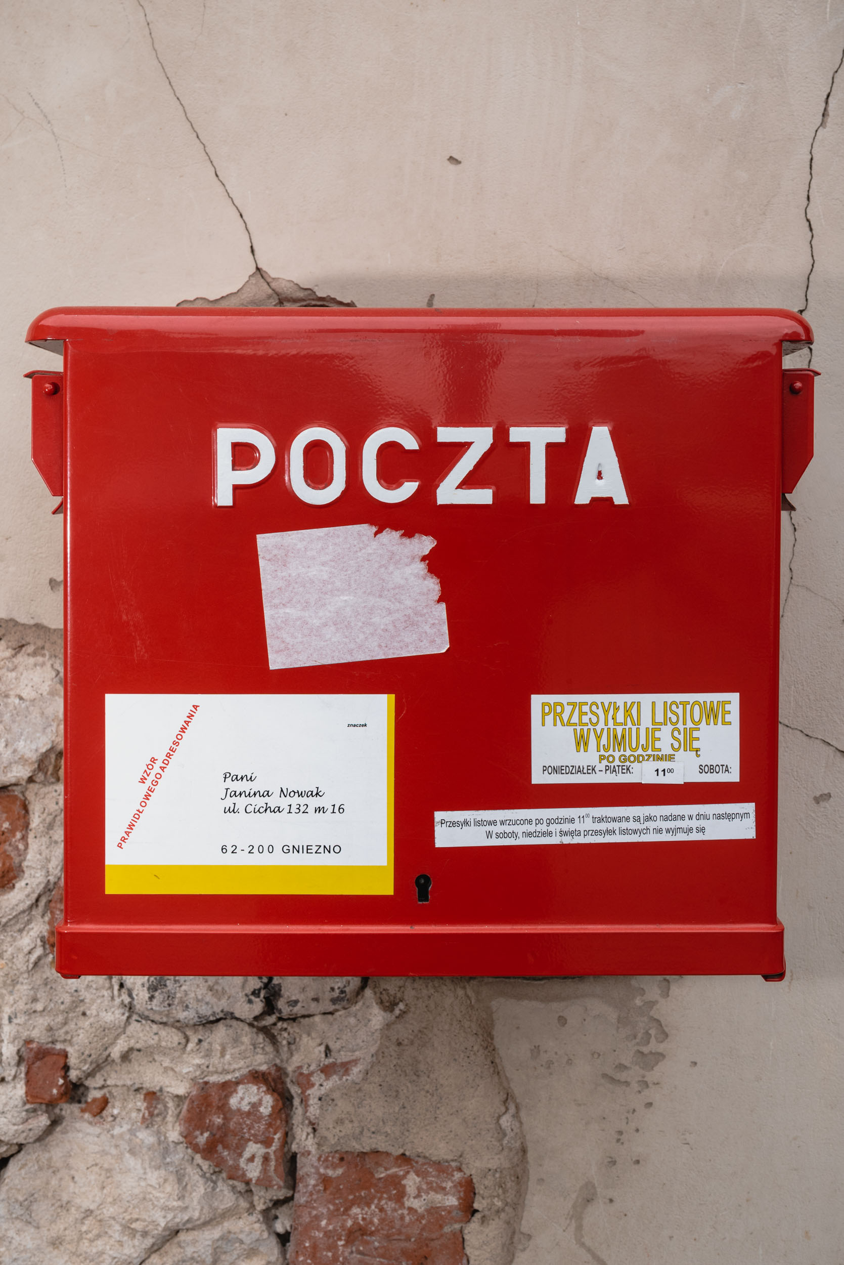 Polish mailbox Krakow Old Town