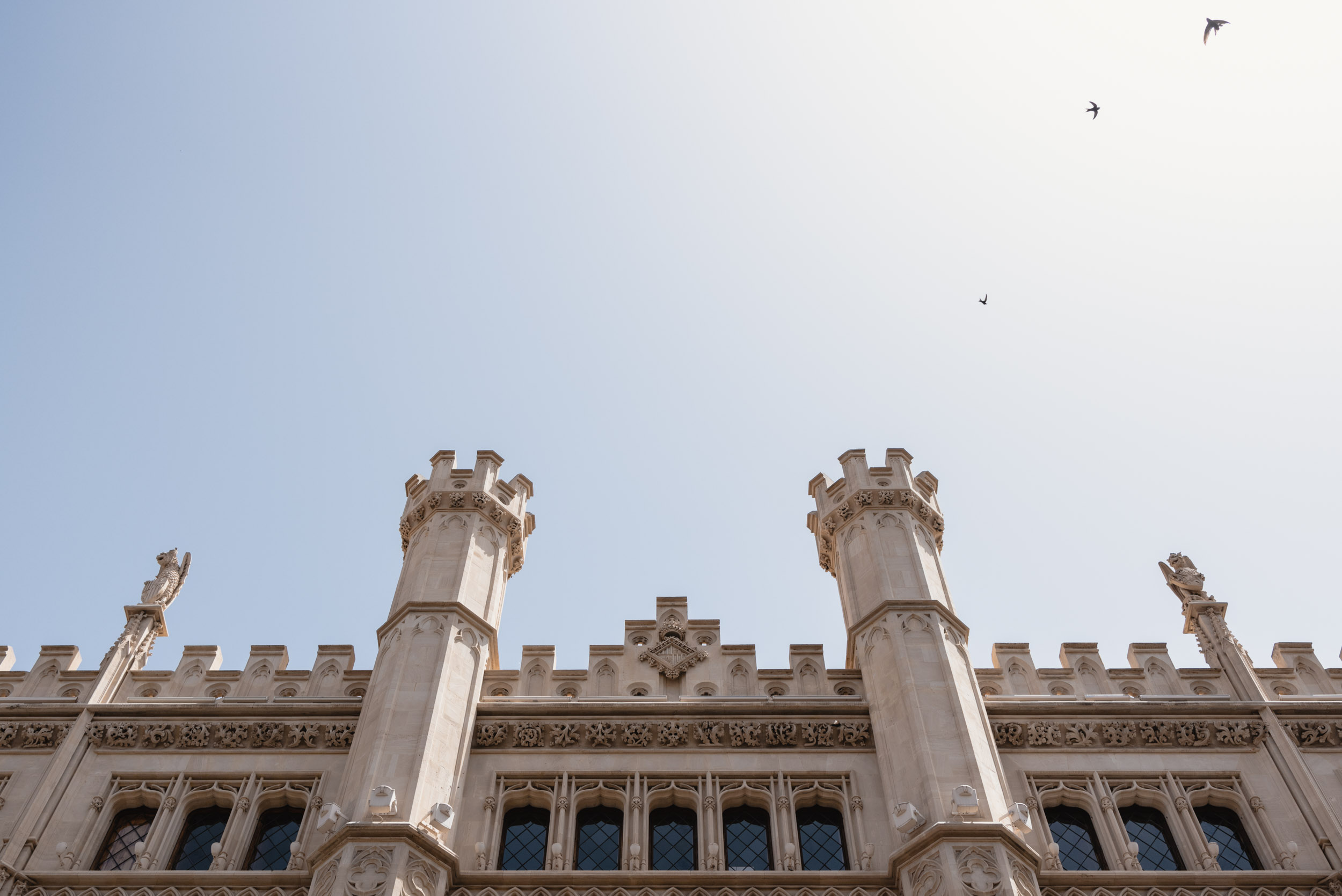 Building with turrets Palma, Mallorca