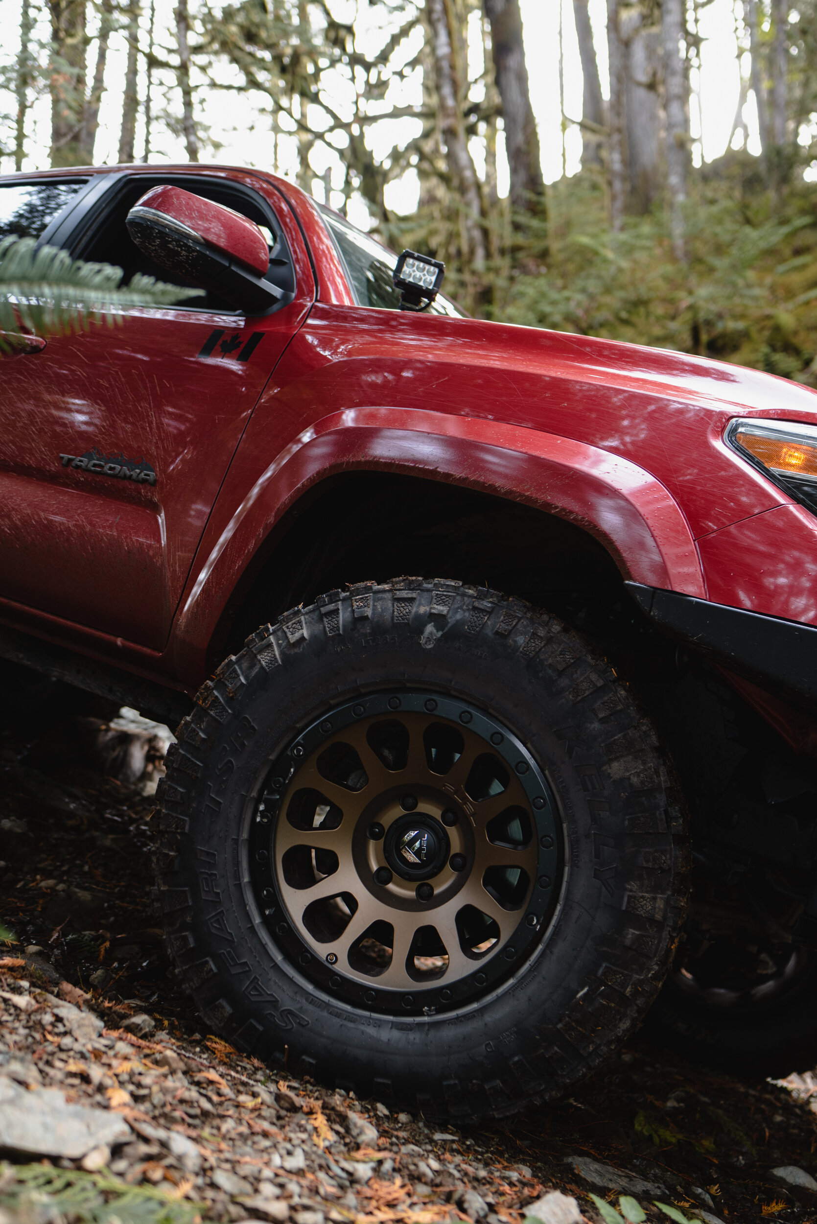 Toyota Tacoma off road wheel