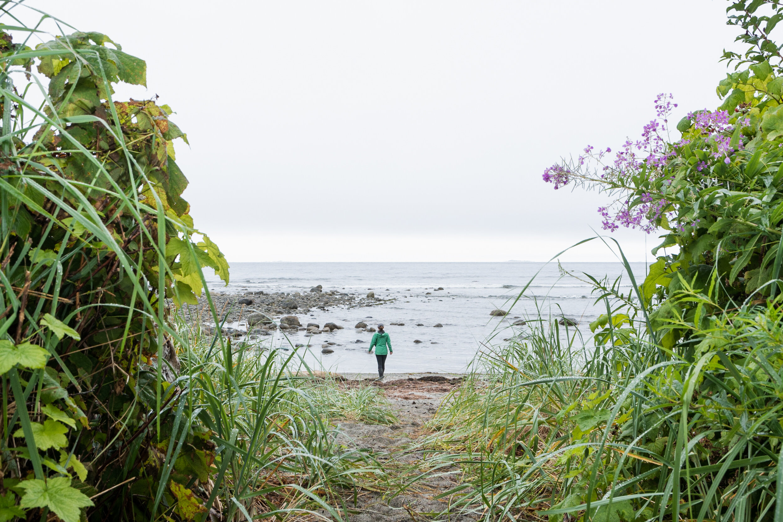 Walking on the beach Ucluelet