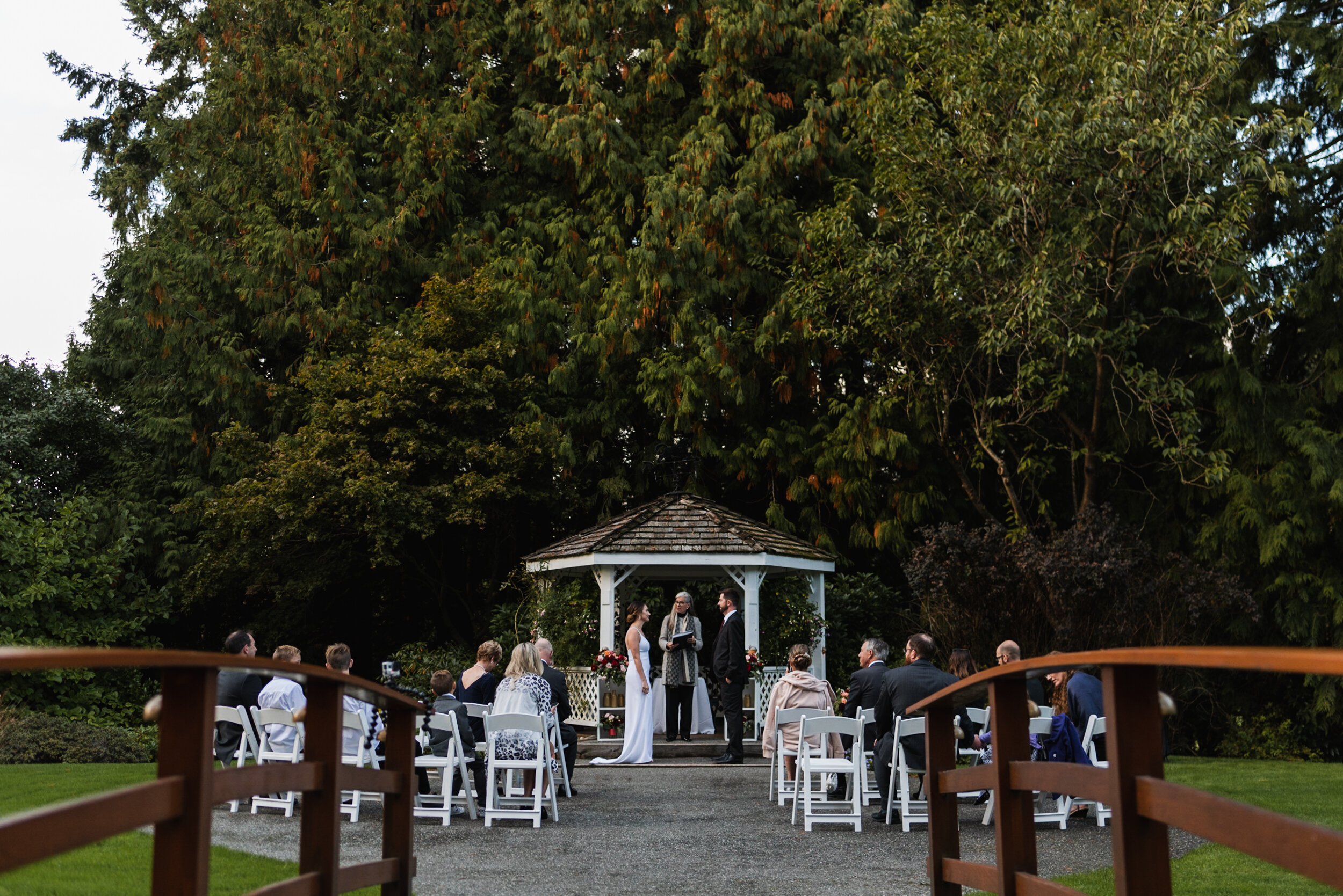 Bride and Groom at ceremony