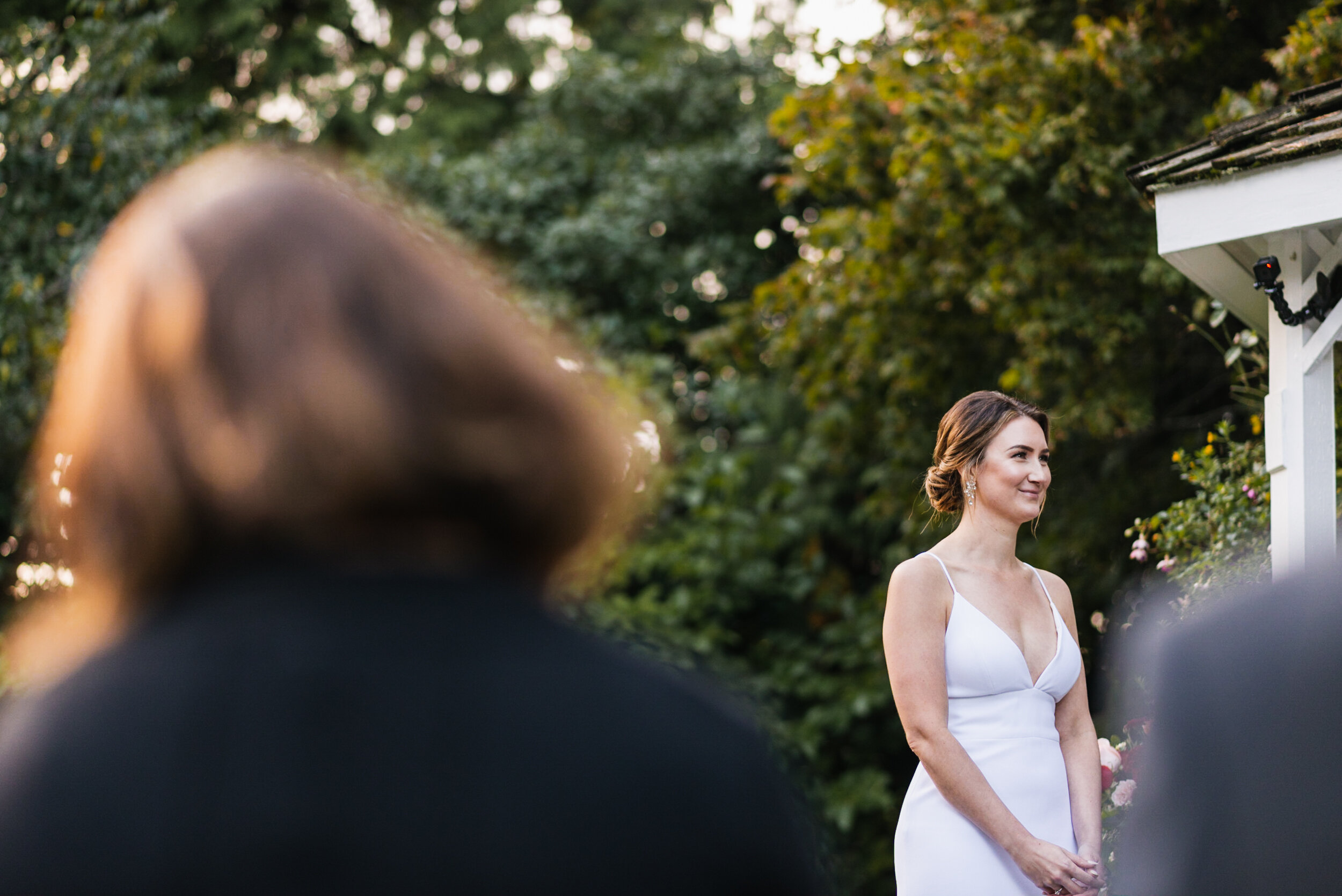 Bride during ceremony