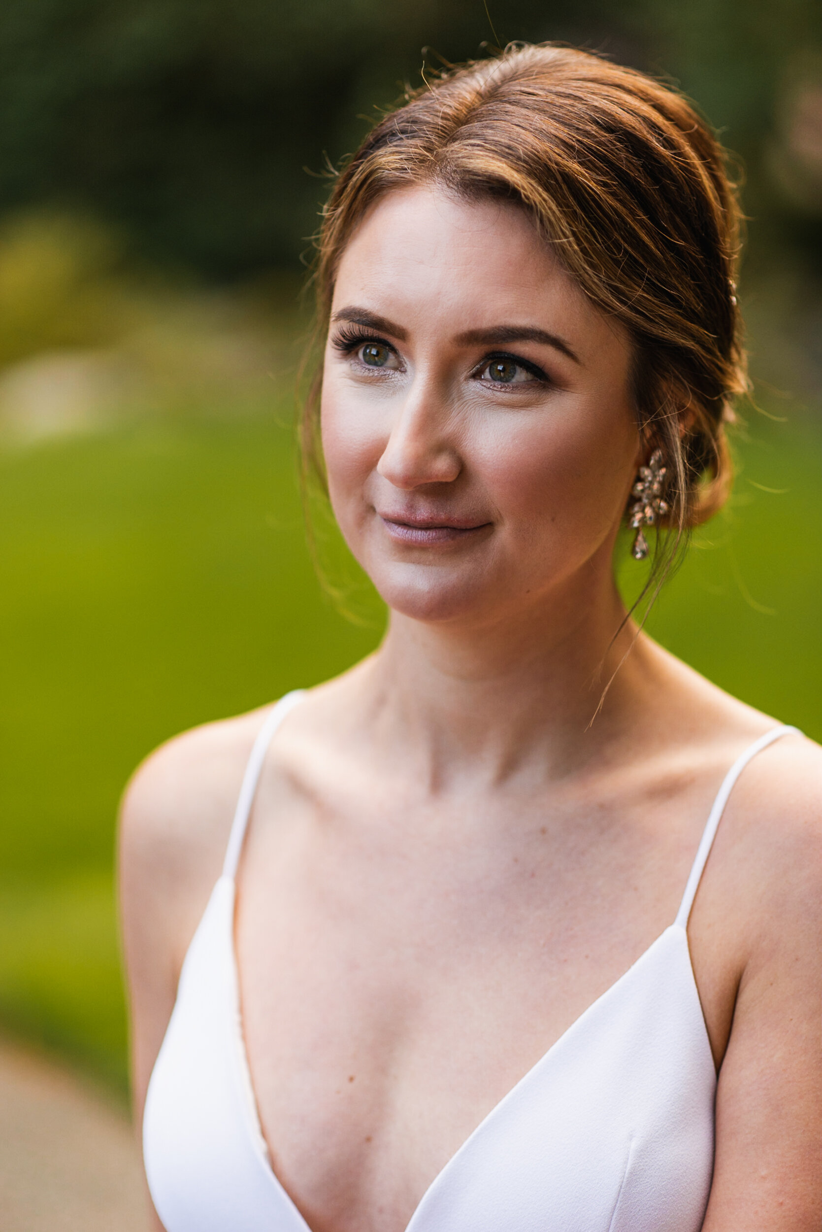 Bride portrait during ceremony