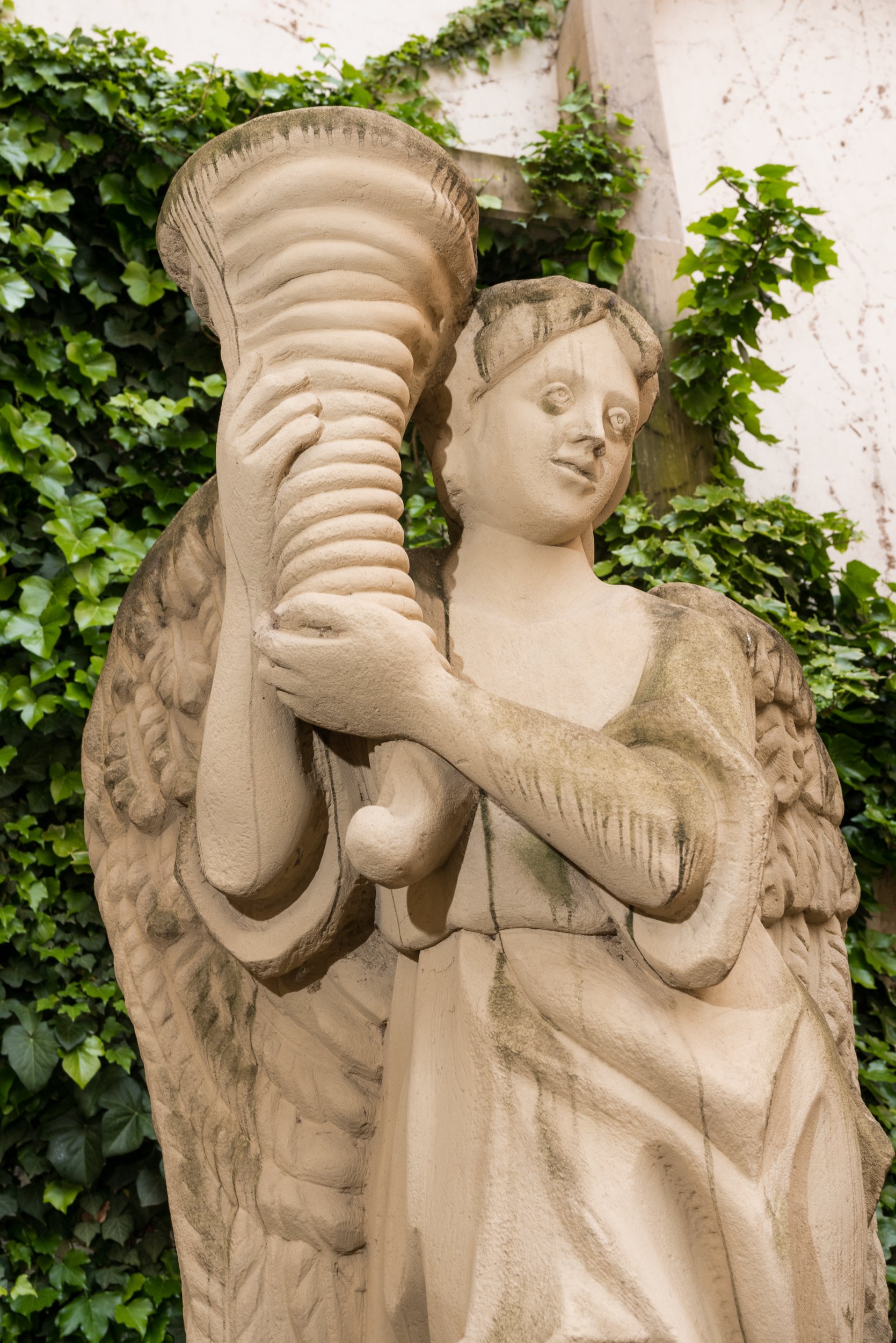 Stone statue in Bratislava