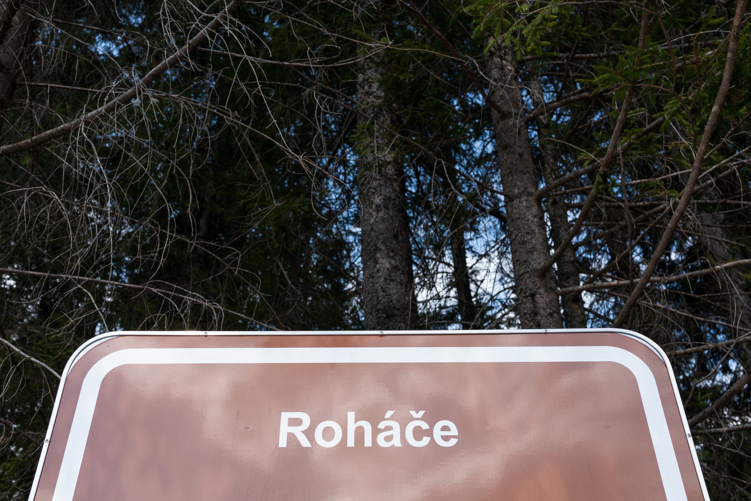 Sign for Roháče