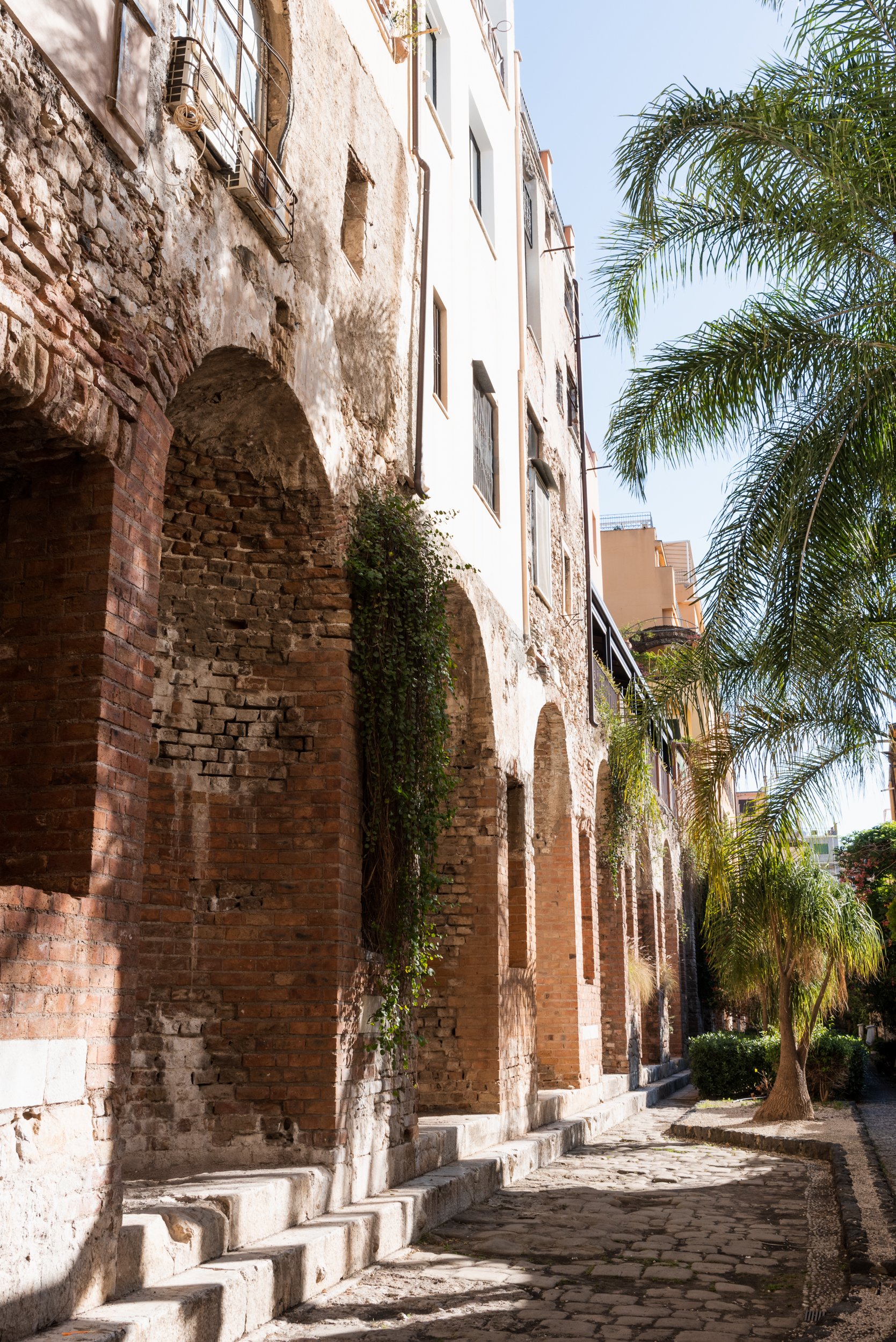 Roman architecture in Taormina