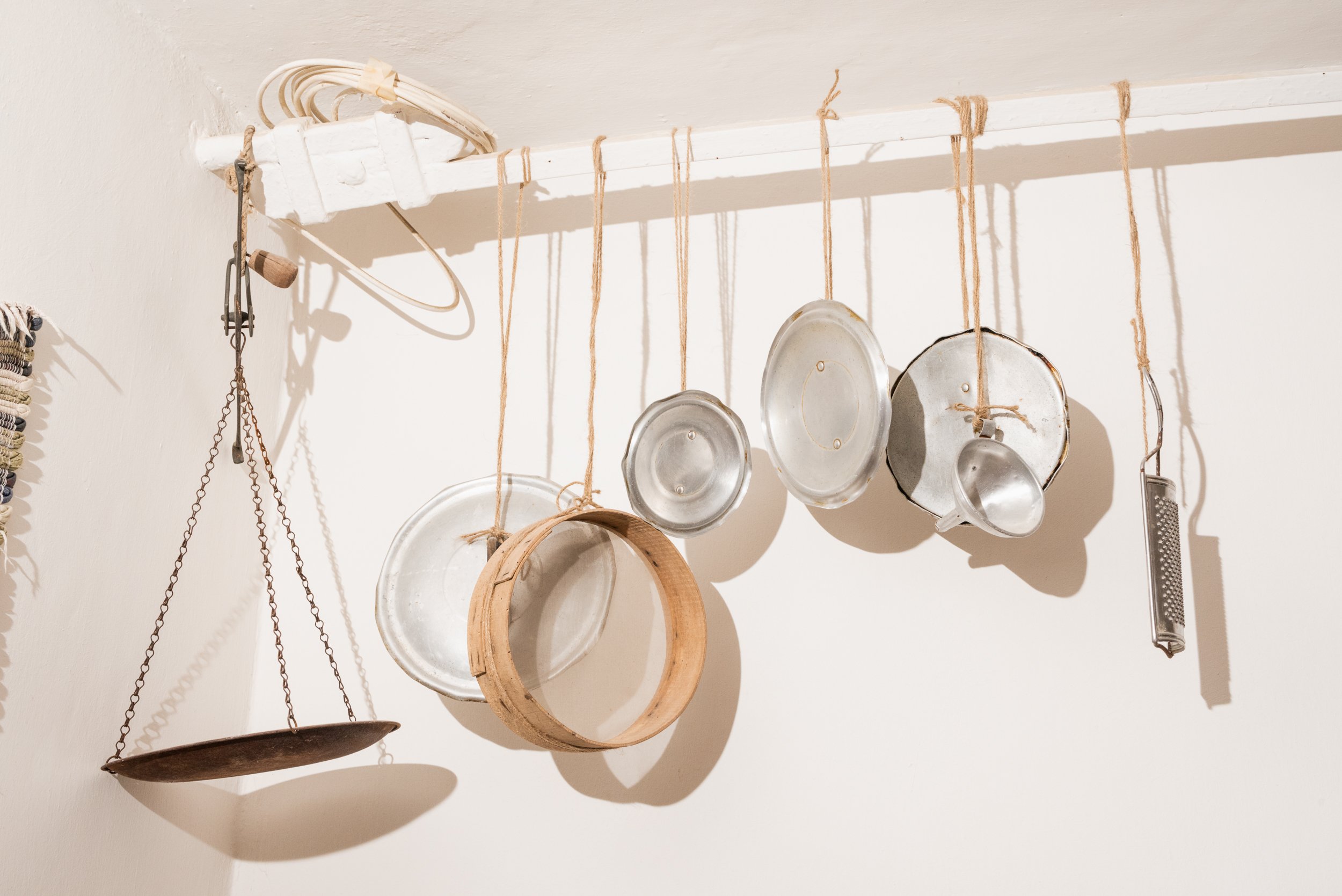 Hanging pots and pans