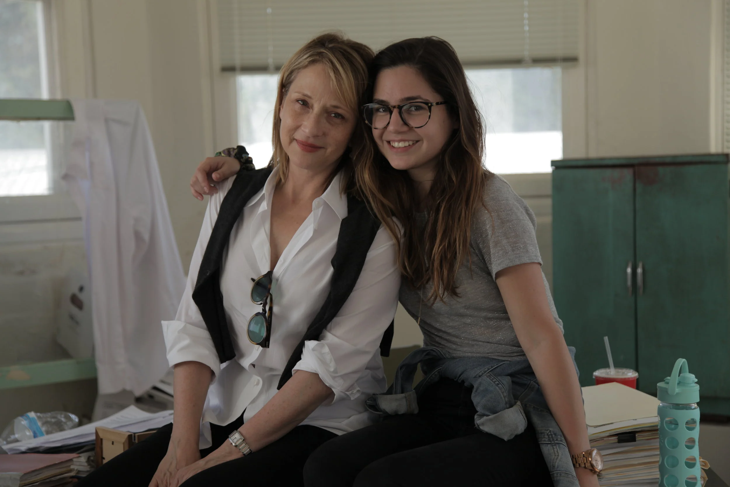 Charlotte & the lovely Hallie Todd , from Disney's LIZZIE MCGUIRE, who was cast in HELLO, MY FRIEND.