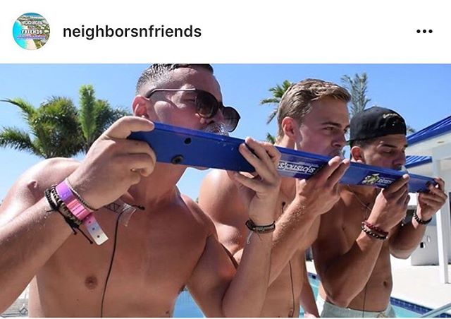 Shout out to @neighborsnfriends for putting the #shotsticks to good use. #springbreak #challenge #darty