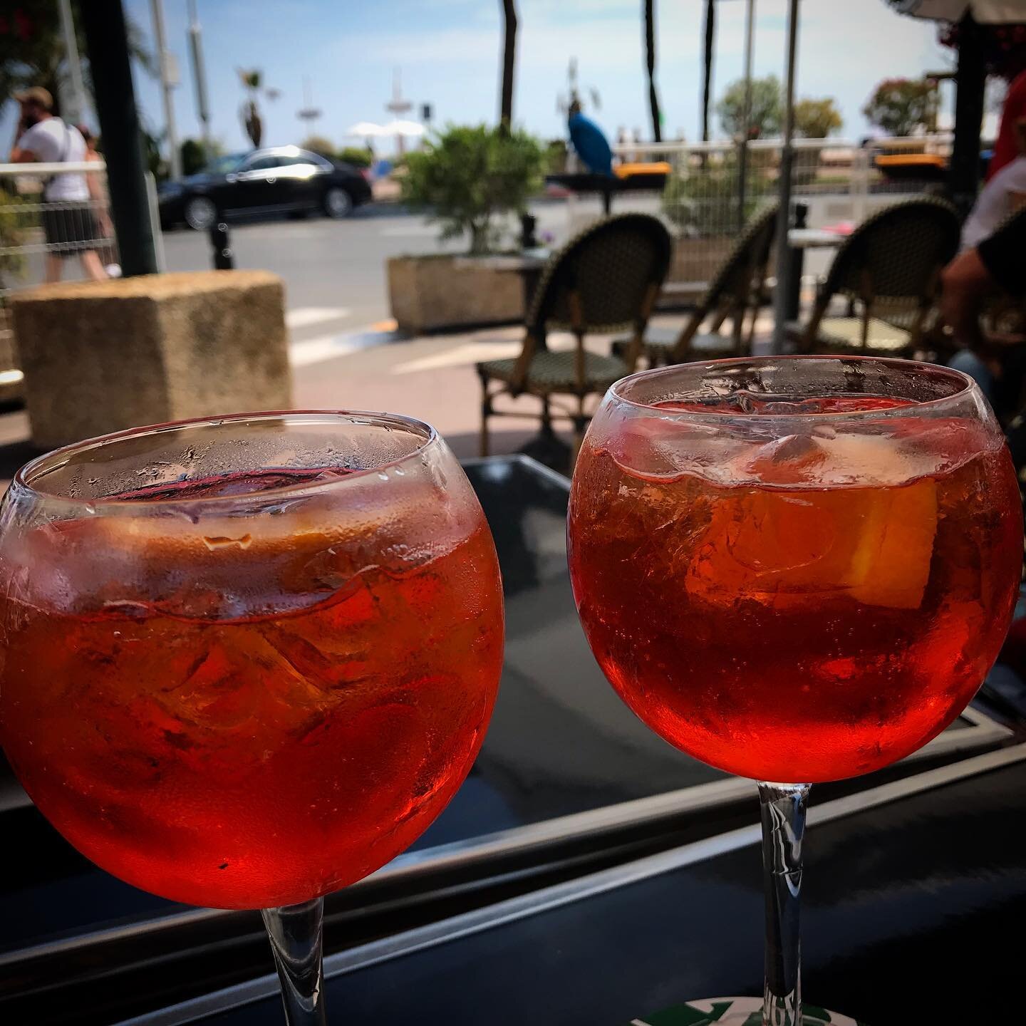 Back by popular demand, live from the south of France. Yes, we know Aperol is Italian, but this is how we like to kick things off.  #cannes #canneslions2019 #mediterranean #workcation