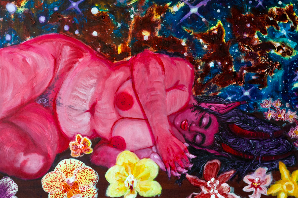 Hubble’s Gift, oil on canvas