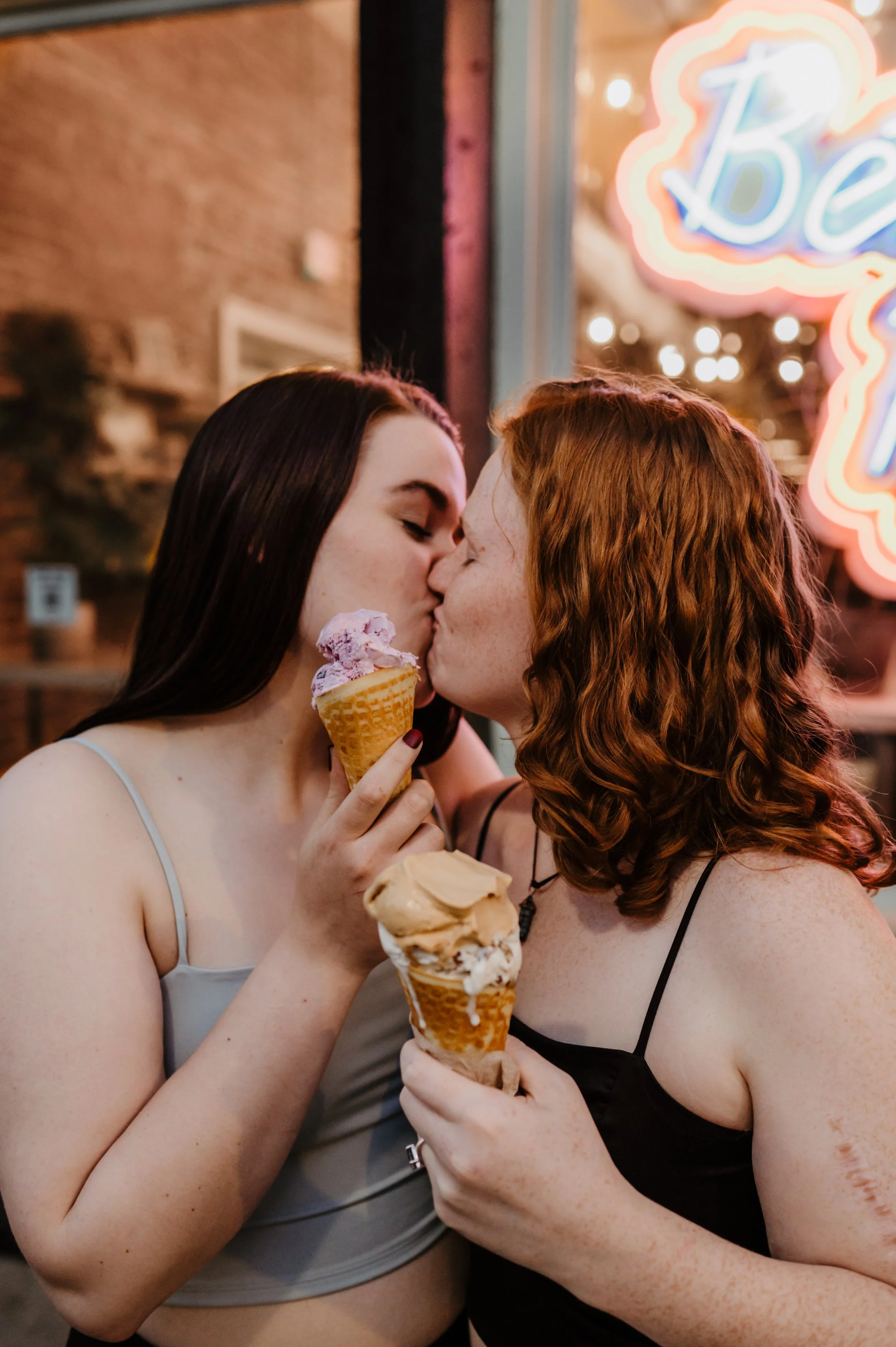 Say yes to kisses and Ice cream