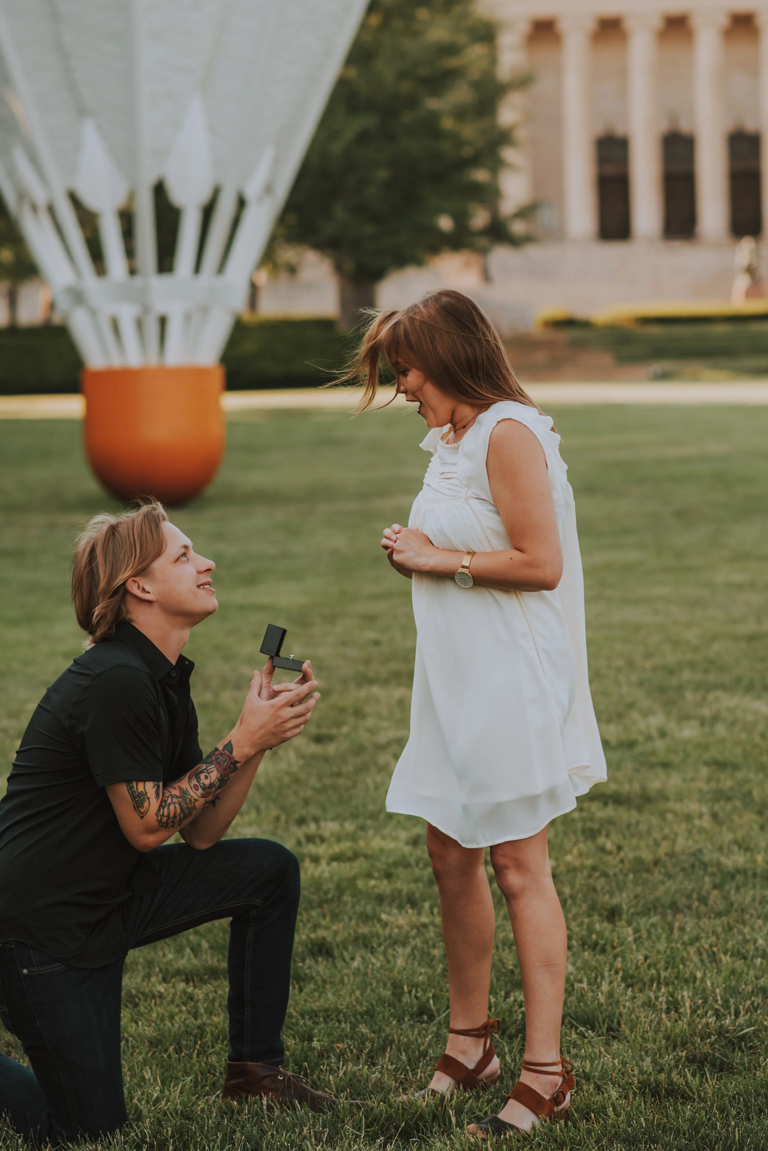 A picnic at the Nelson turned Proposal.