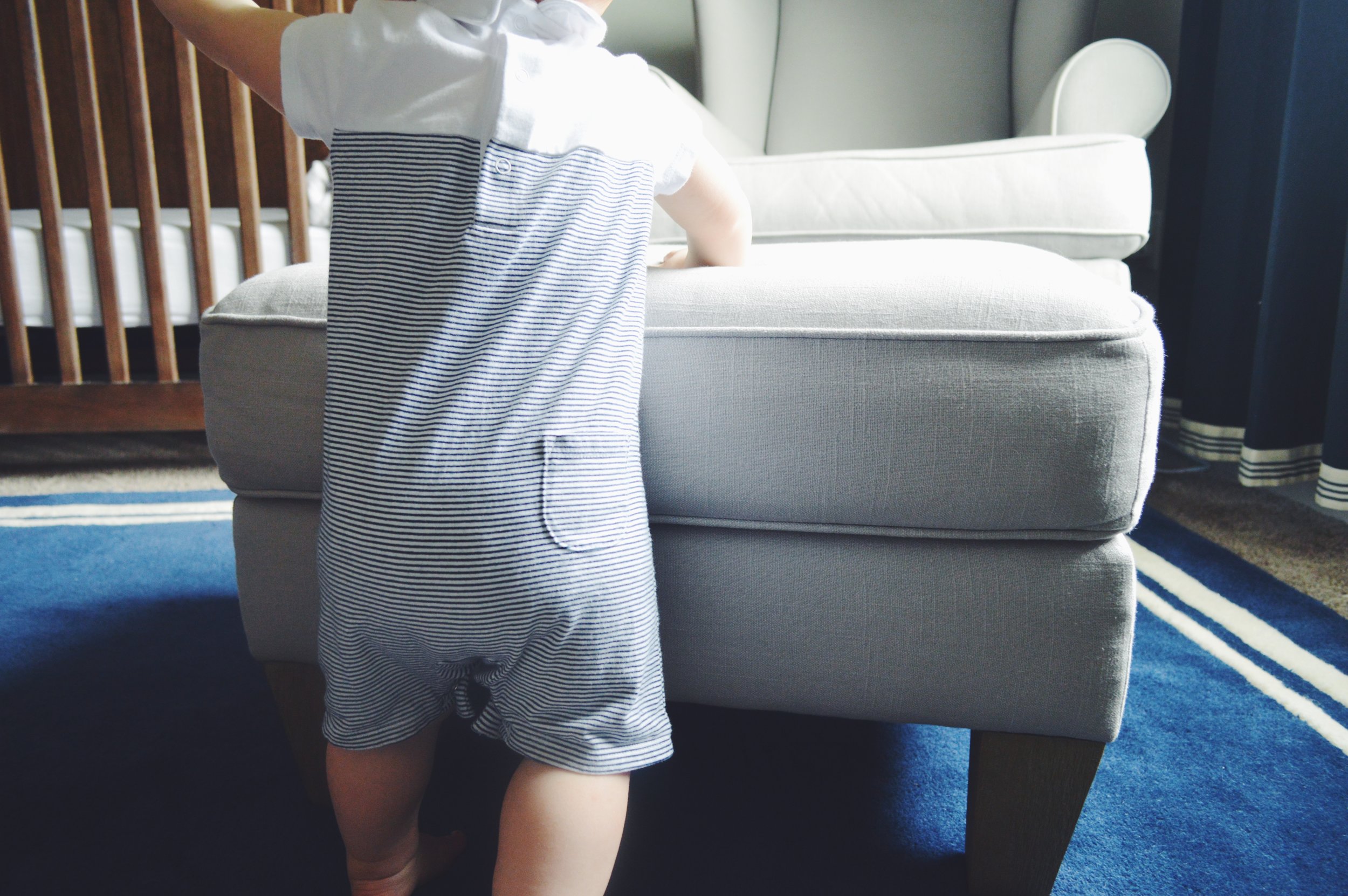 This cute little romper is on sale for $26! From Janie & Jack