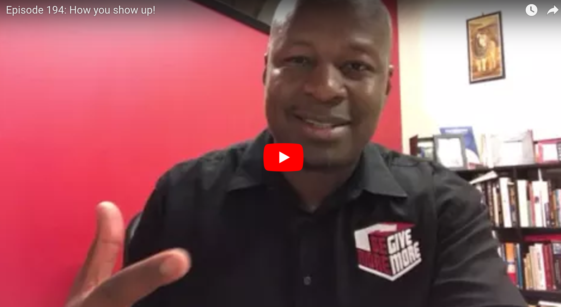 How you show up!
