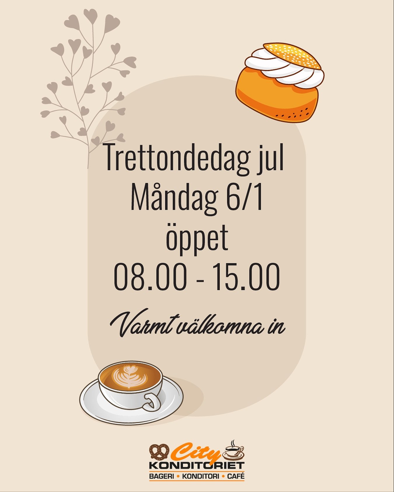 V&auml;lkomna in i v&auml;rmen!☕️🍰