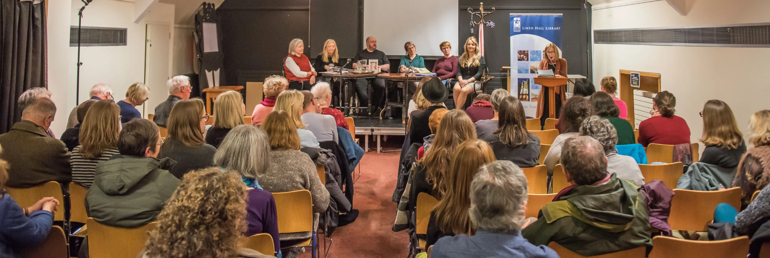 It was packed to the rafters at the Linen Hall Library on Friday 18th November 2016