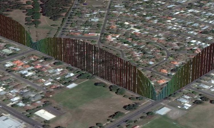 3D data plot in Google Earth