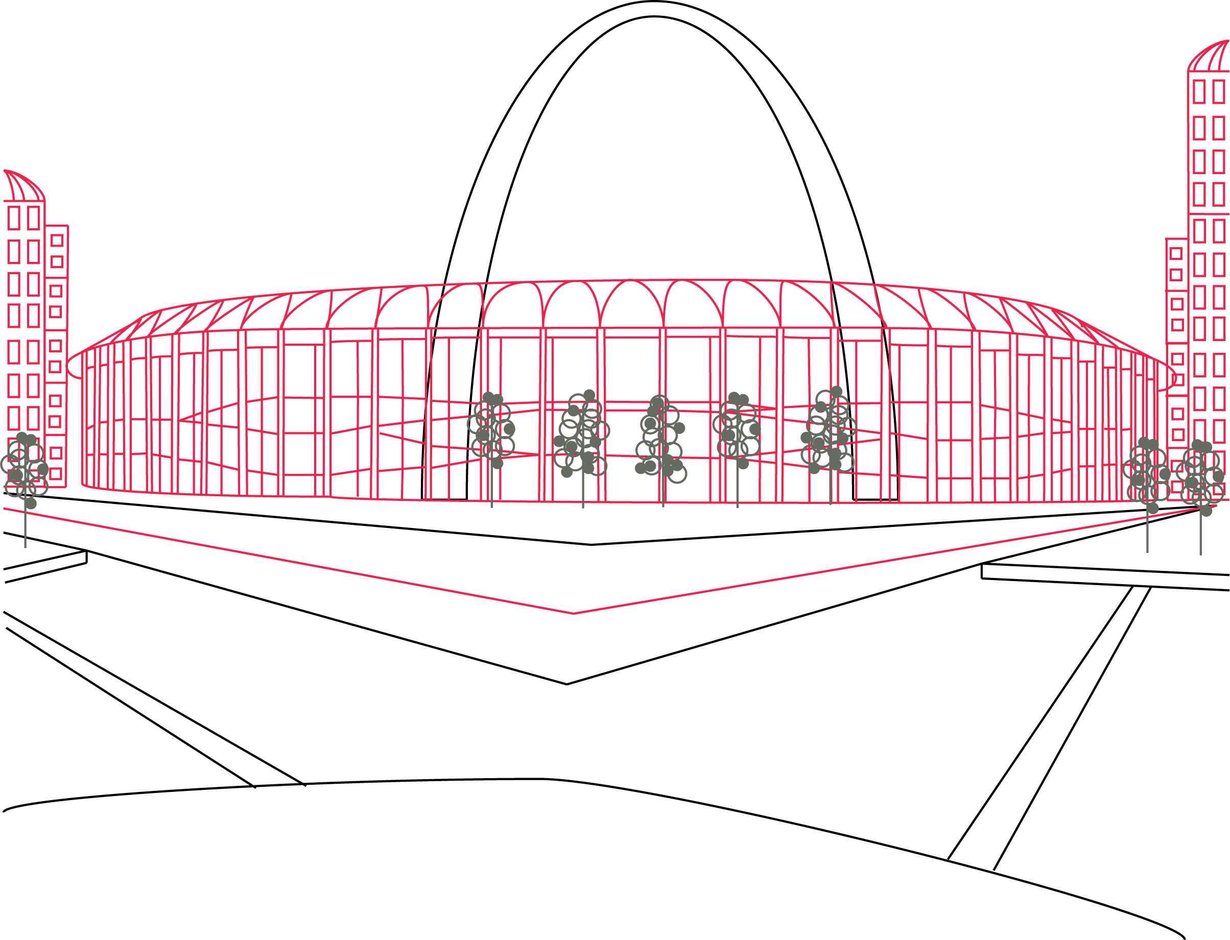 Busch Stadium II - Illustrator