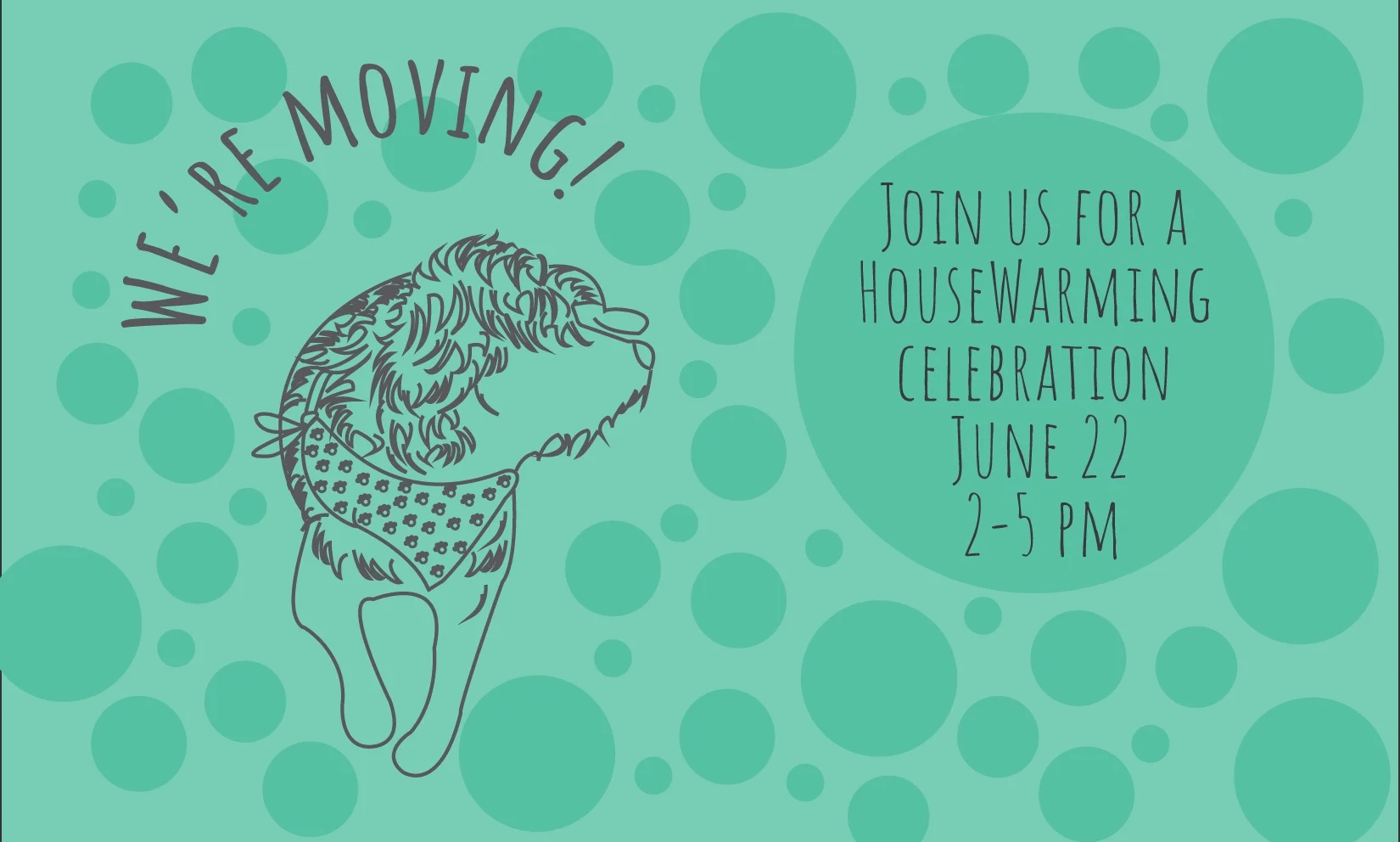 Moving Day Postcard