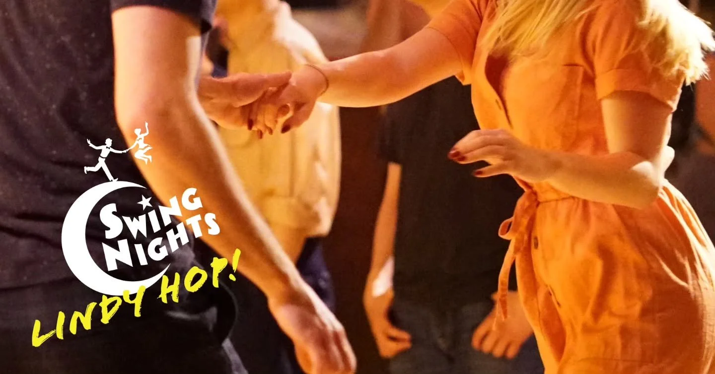 Thrilled to start our first progressive Lindy Hop series of the year! See you TOMORROW (1/6) at the Lindy Jam!

Let's have some fun! Join us and learn the original partnered swing dance from Harlem, NY! Lindy Hop is a joyful dance bound to put a smil