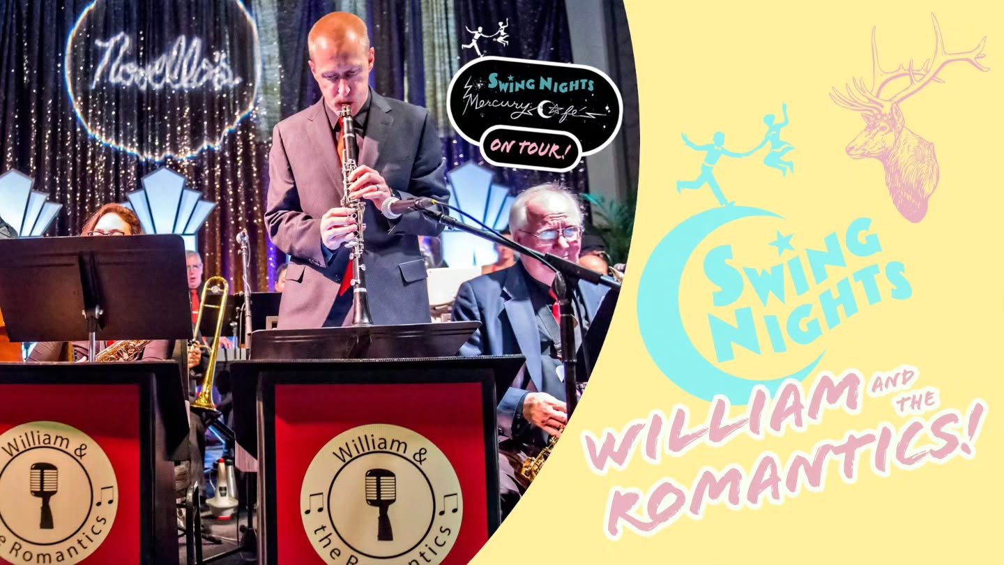 William and the Romantics are playing TONIGHT (8/2) at the Lakewood Elks (right across the street from Casa Bonita!)

Join us for a night of lessons, live music, and a whole lot of dancing.

Sunday, August 2nd at the Lakewood Elk's Lodge.
Beginners w